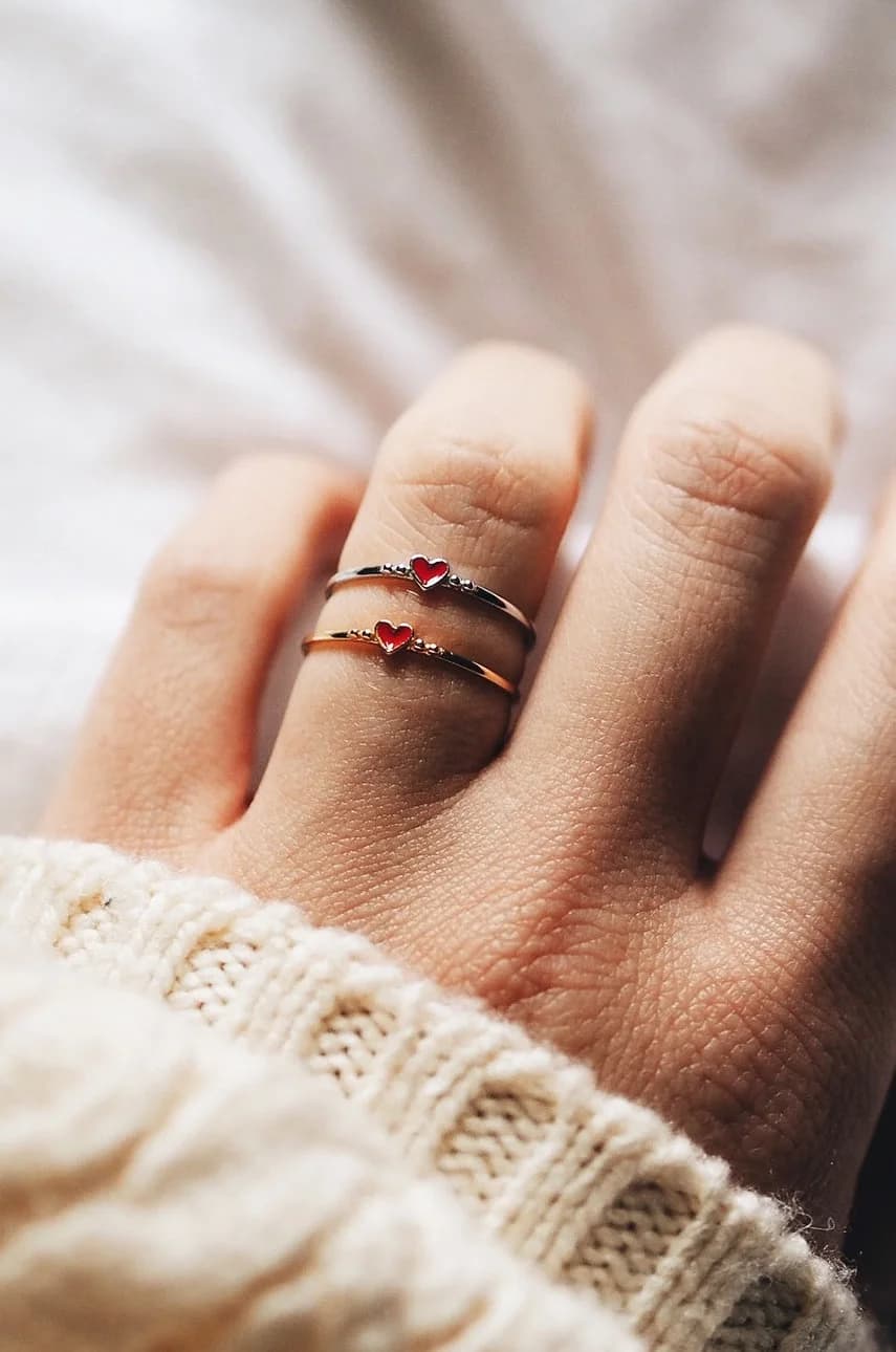 Серебряное кольцо с сахарным золотом - фото 2