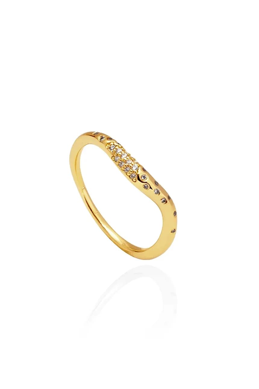 Позолоченное кольцо