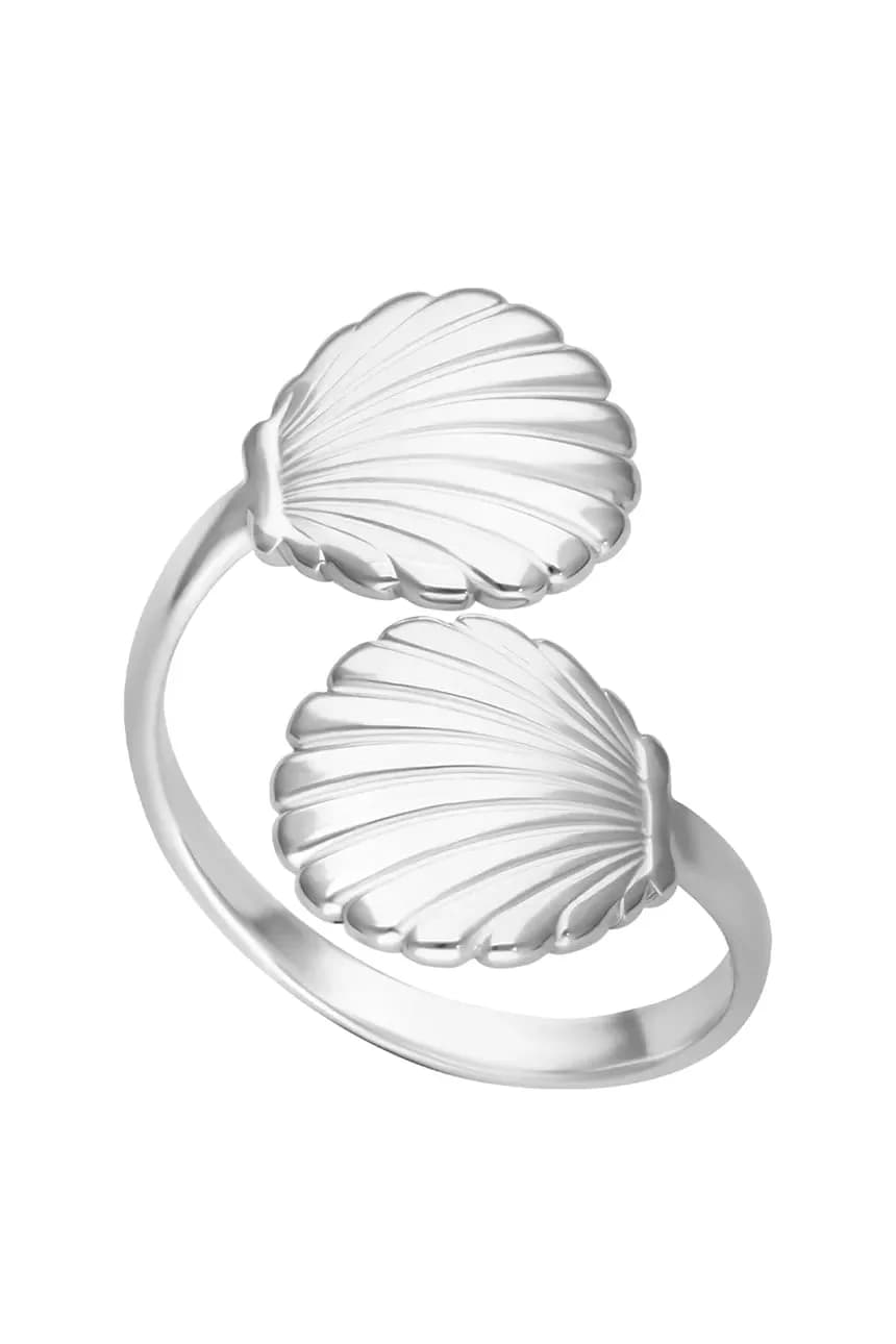 Посеребренное кольцо Венера