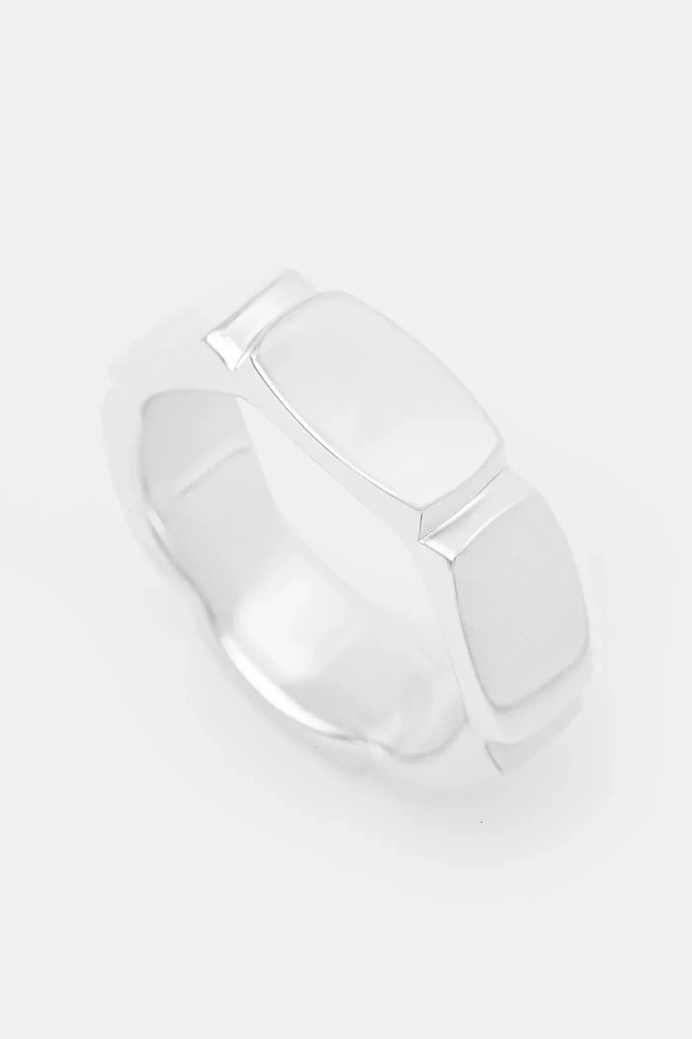 Серебряное кольцо Umi Band, средний размер - фото 2