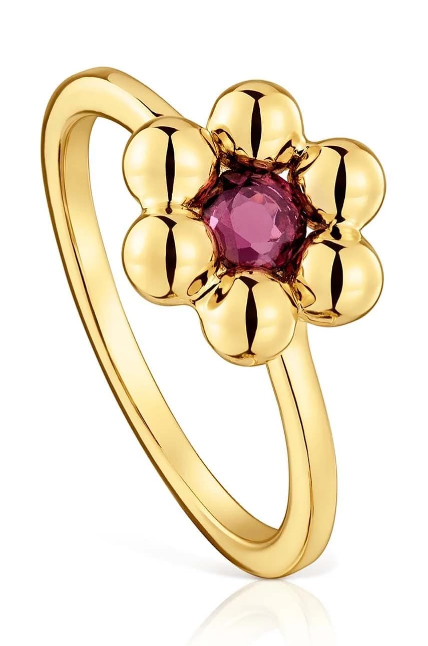 Кольцо Sugar Party из серебра с покрытием из 12 золотых