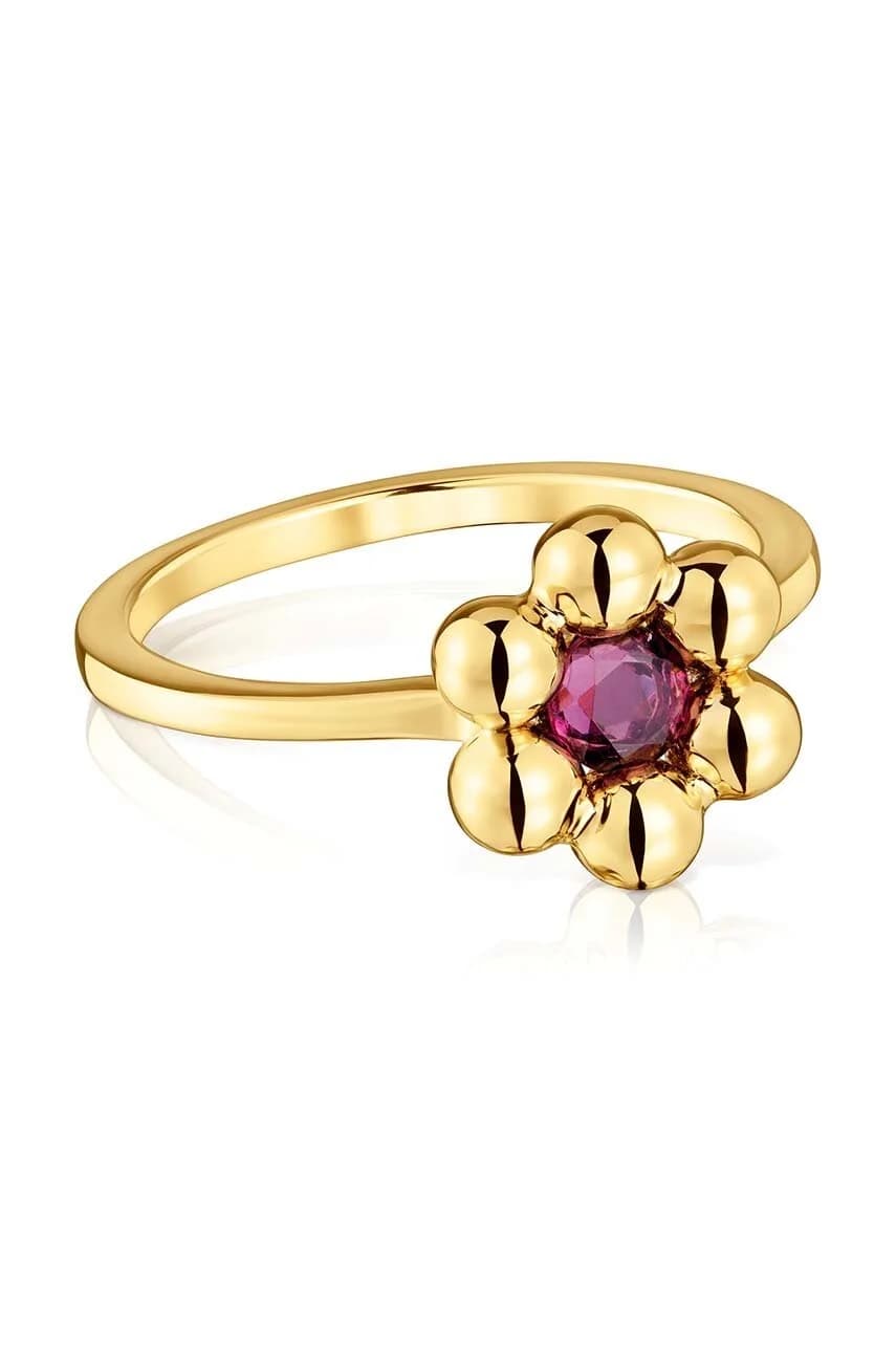 Кольцо Sugar Party из серебра с покрытием из 12 золотых - фото 2