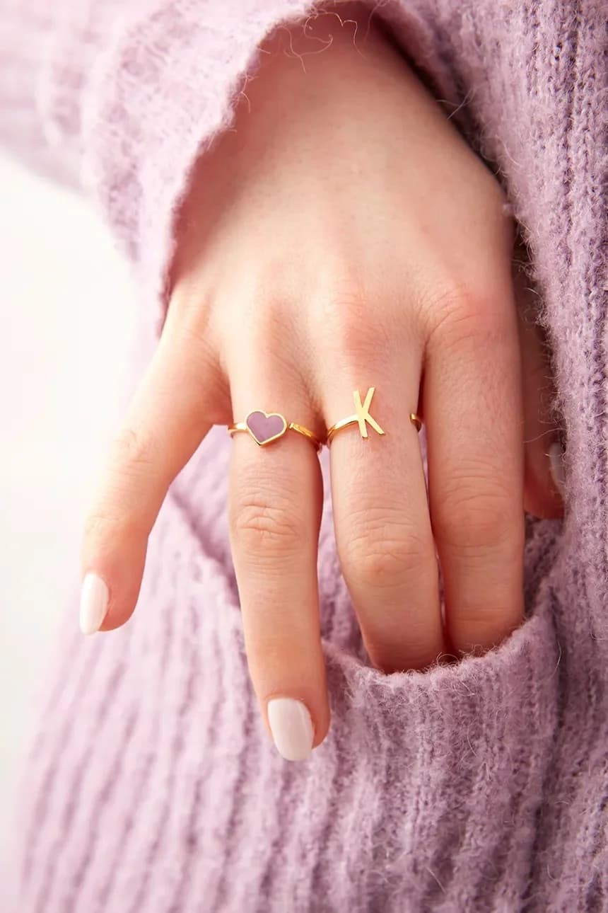 Кольцо из серебра с позолотой. - фото 2