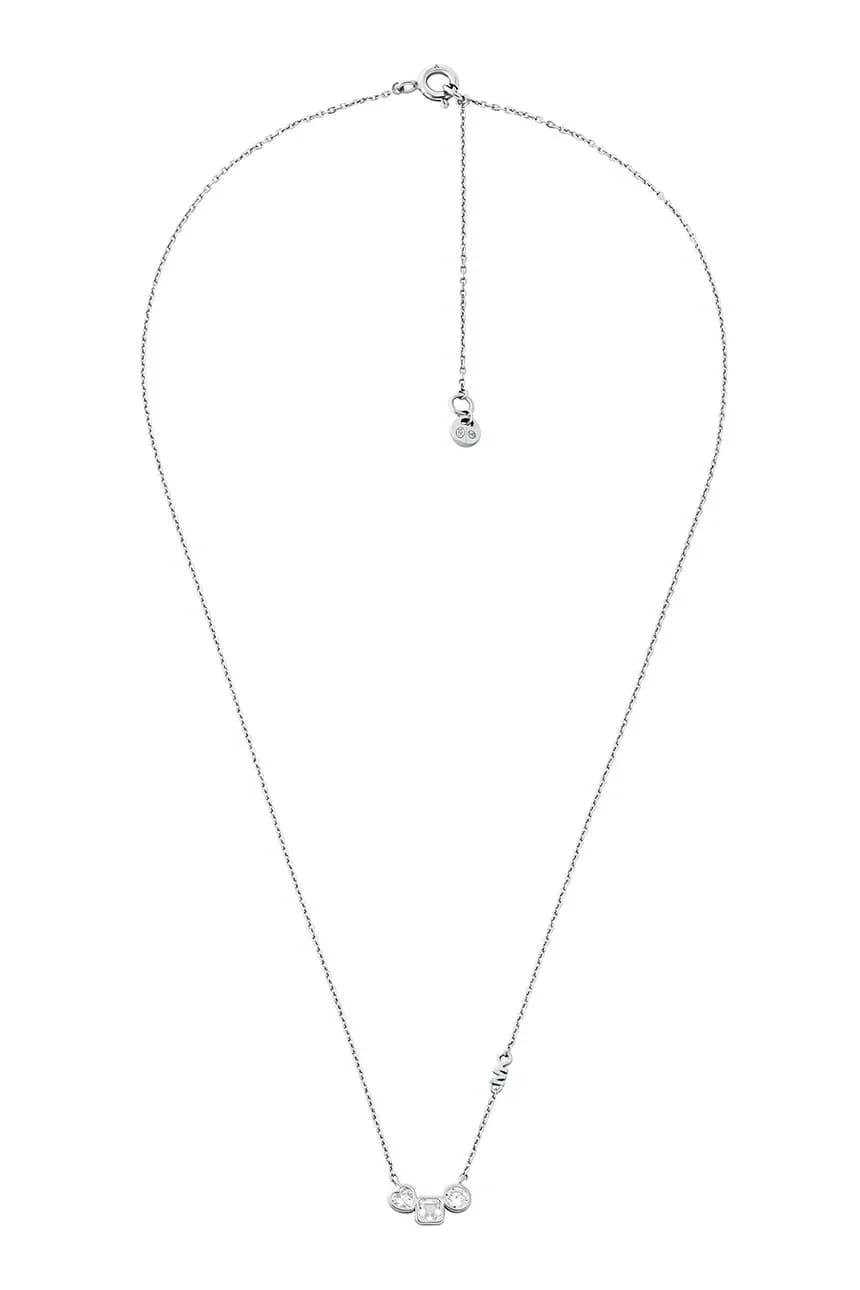 Серебряное колье и серьги - фото 2