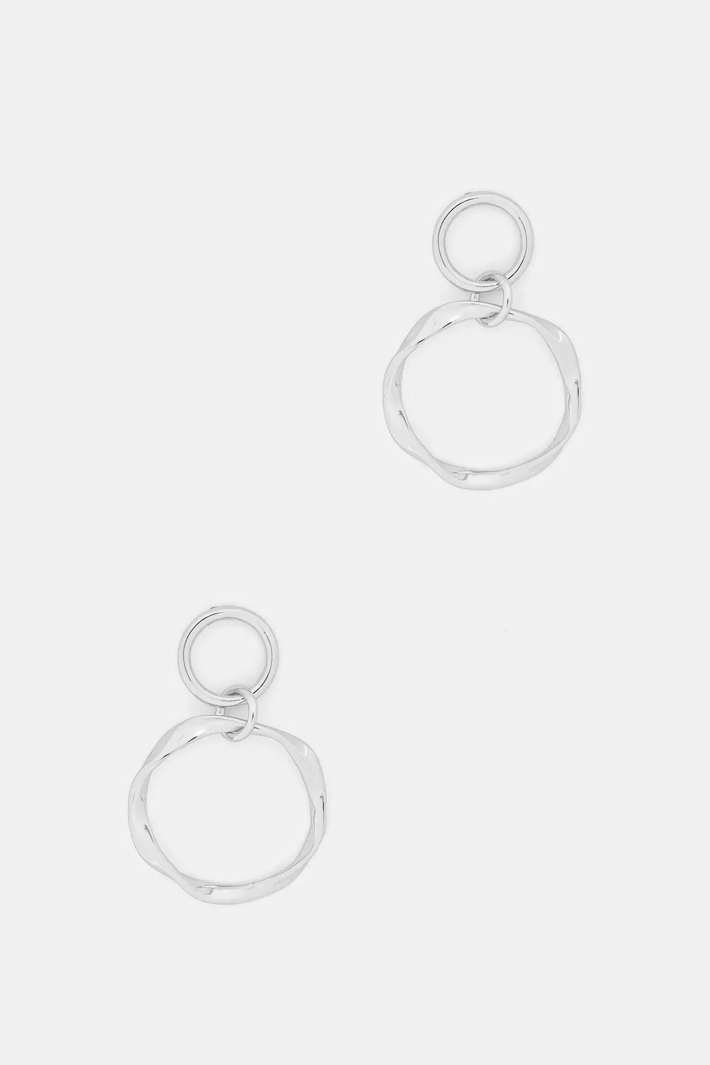 Серебряное колье и серьги - фото 3