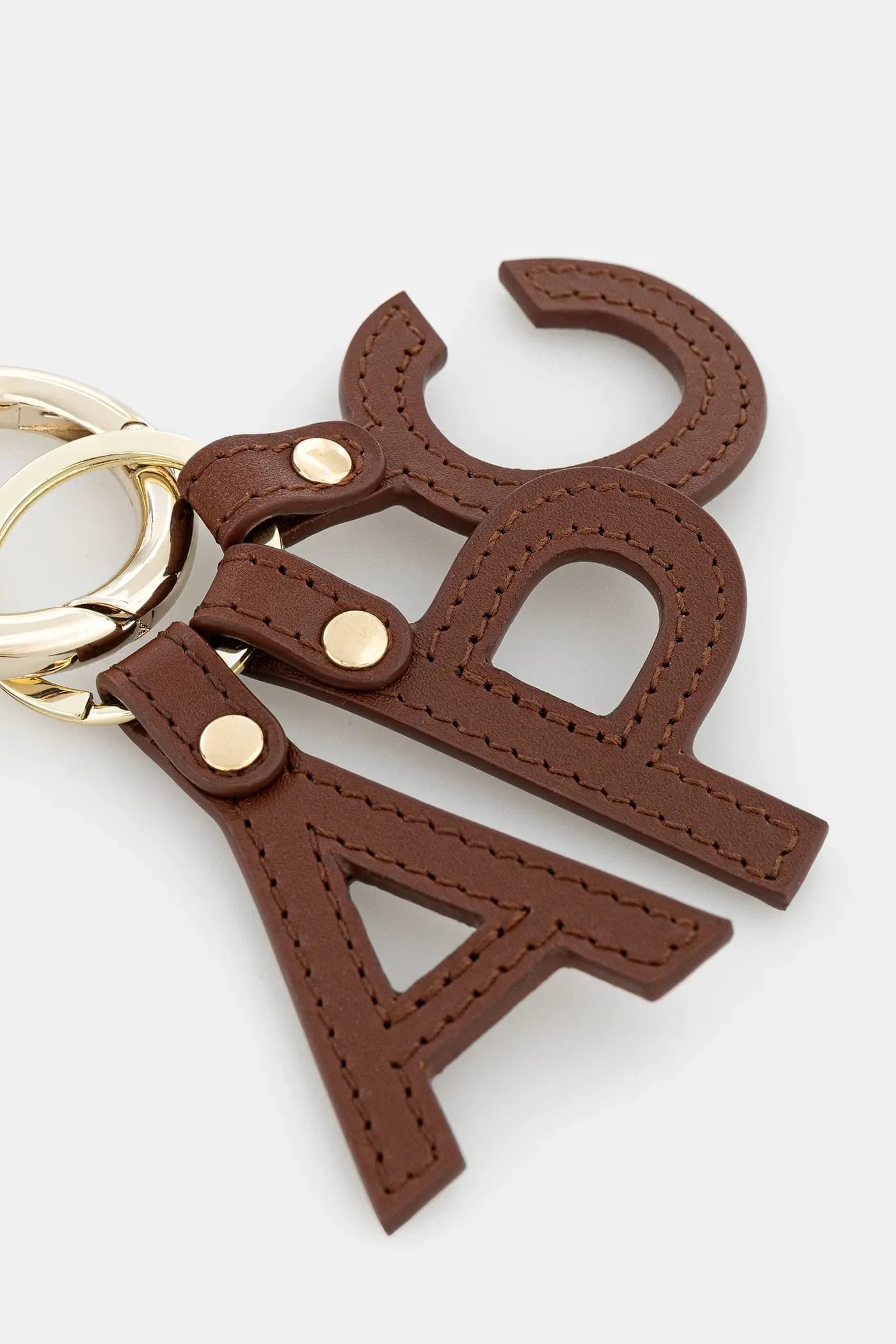 Кожаный брелок Porte-cles Letters - фото 2