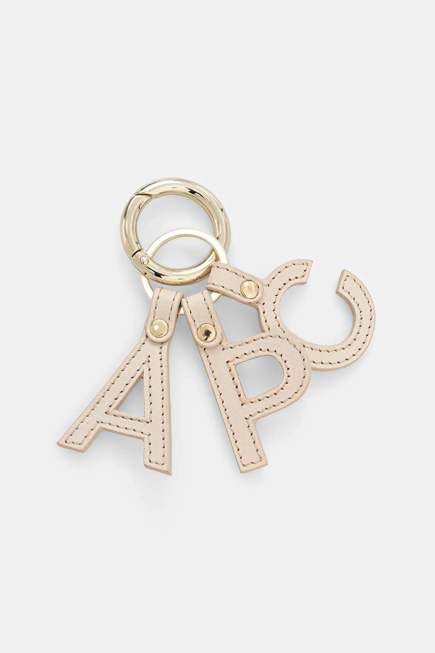 Кожаный брелок Porte-cles Letters