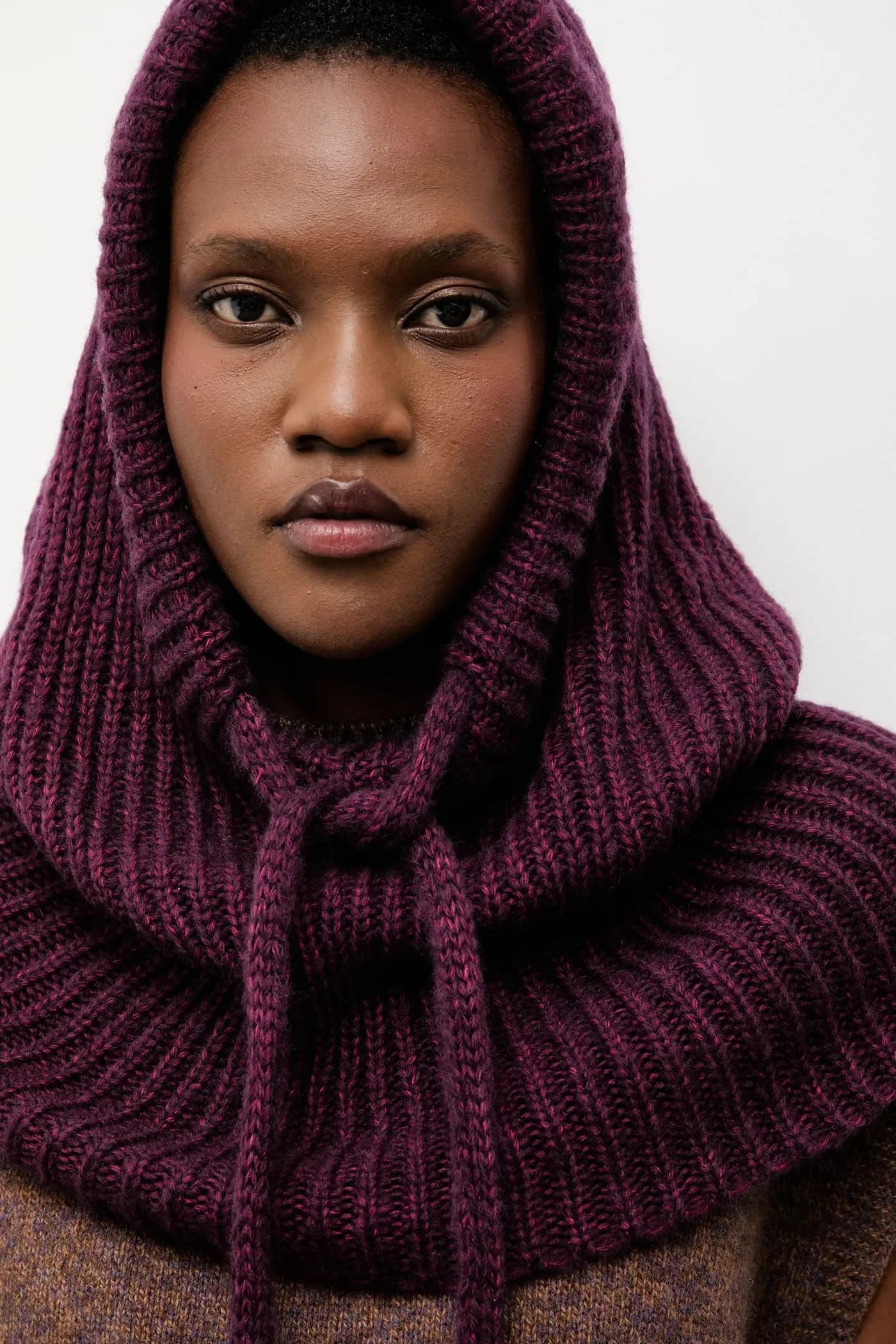 Балаклава из шерсти мериноса. - фото 5