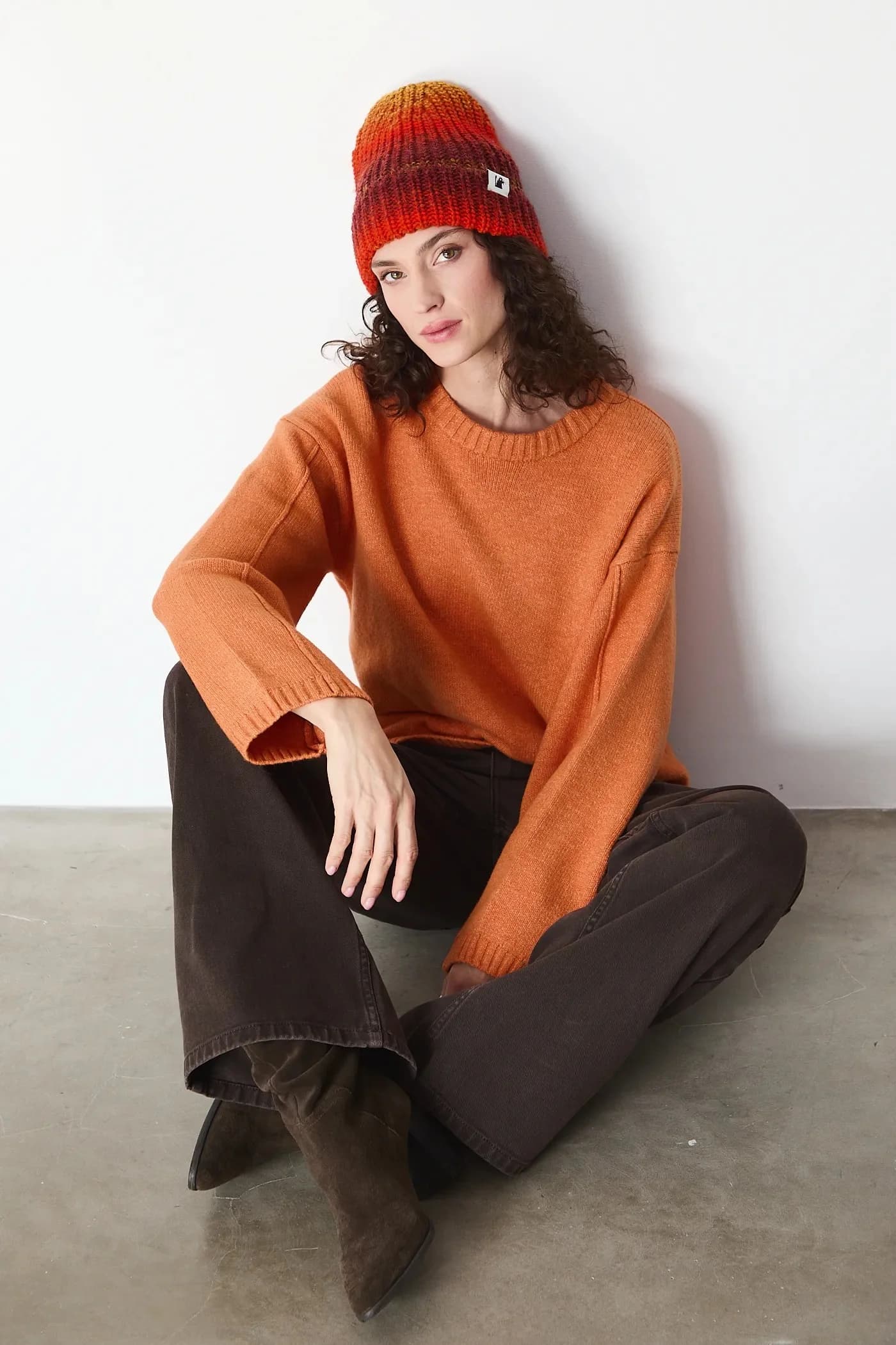 Шапка из смесовой шерсти - фото 5