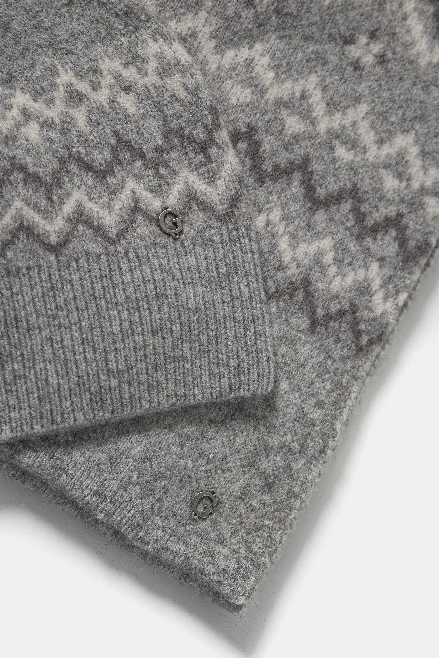 Шапка и шарф из смесовой шерсти - фото 4