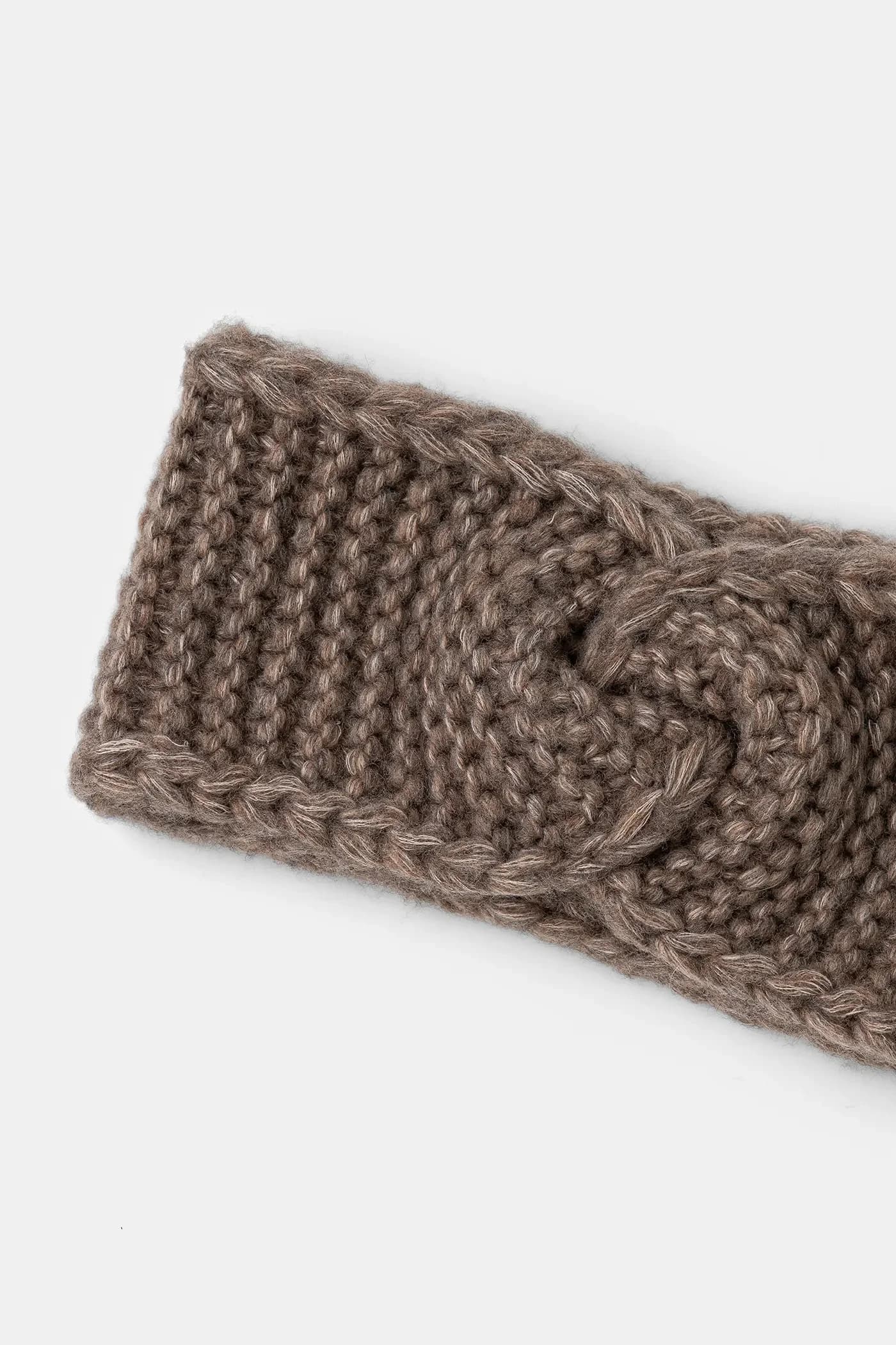 Повязка на голову из шерсти мериноса - фото 3