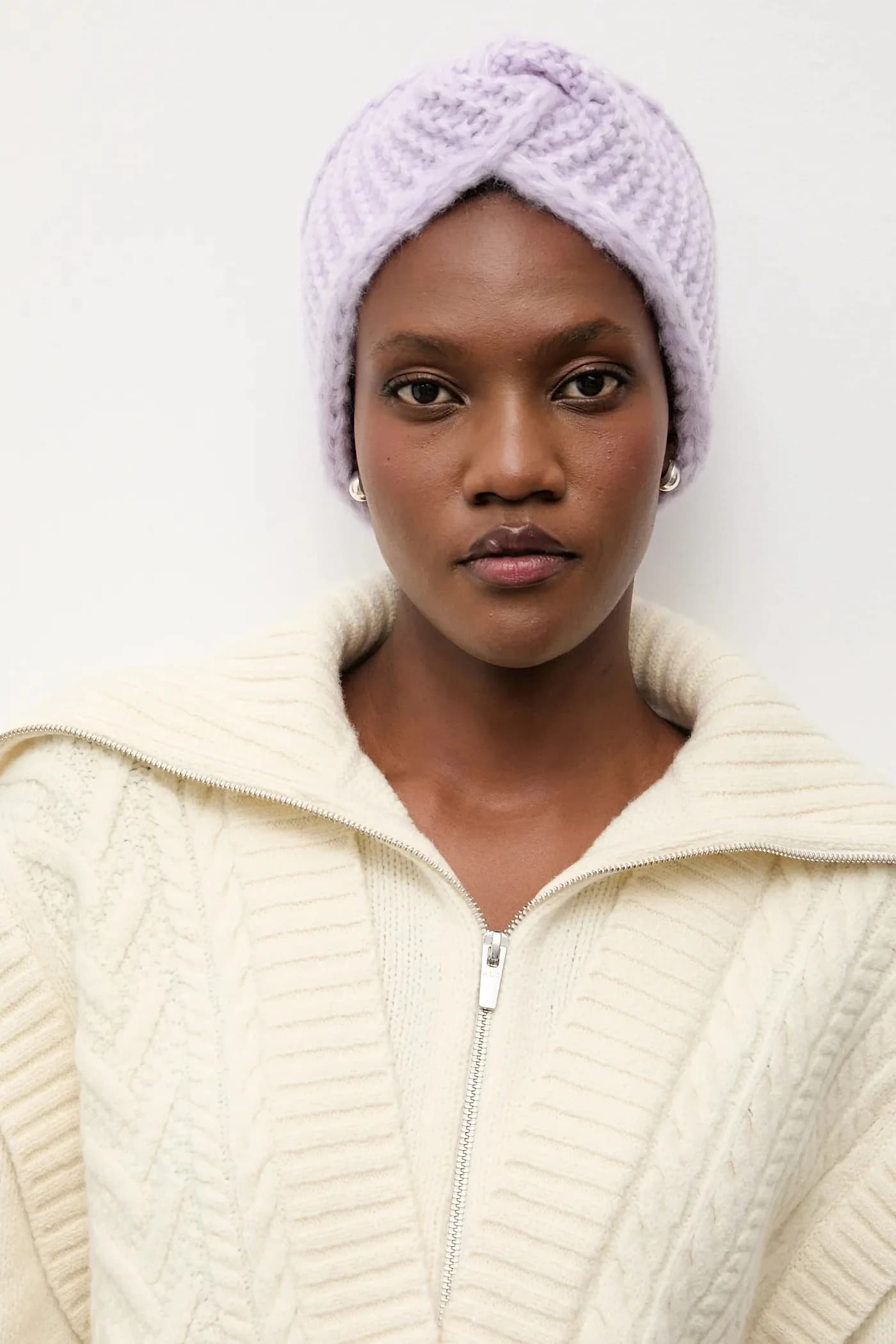 Повязка на голову из шерсти мериноса