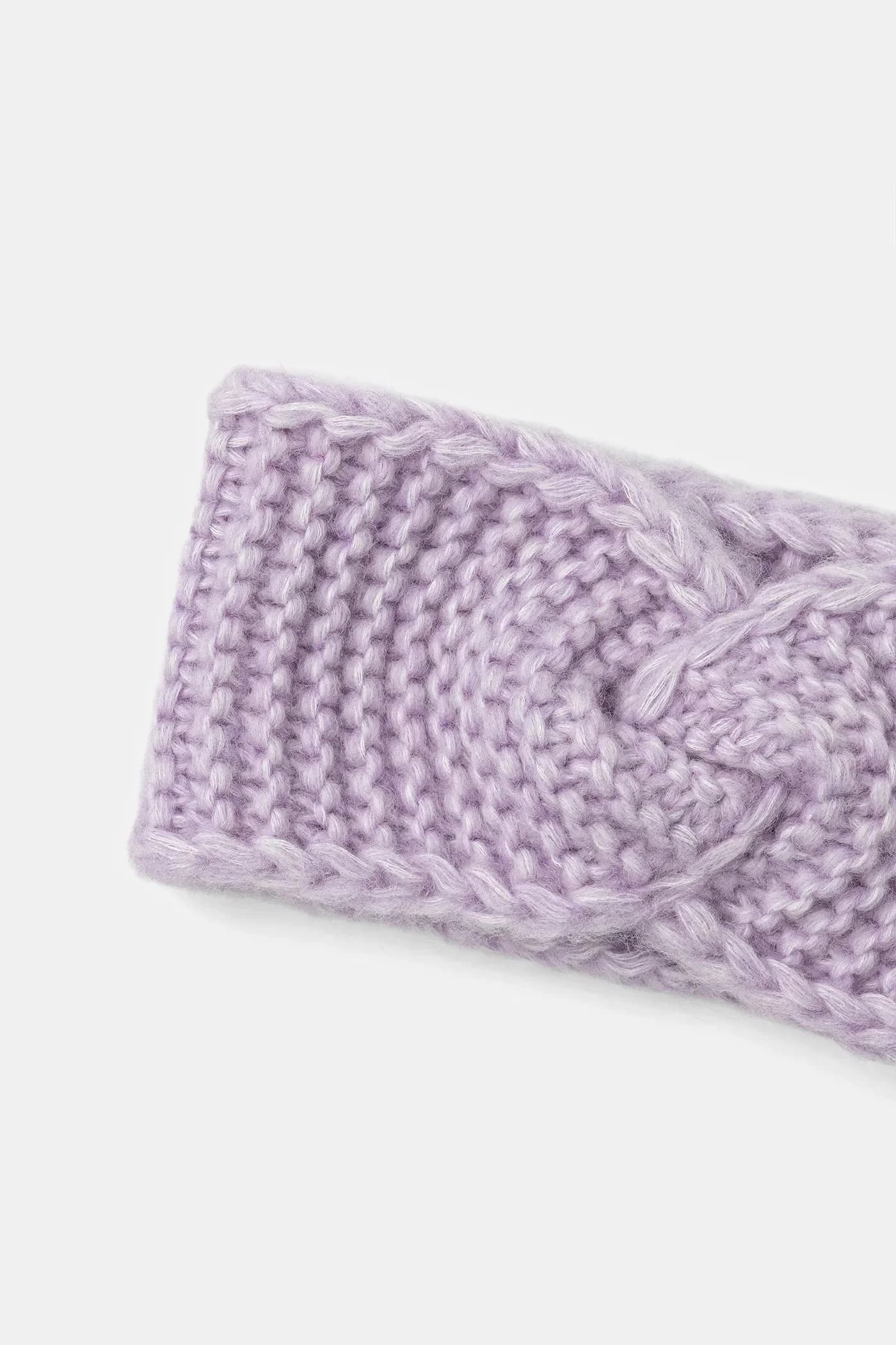 Повязка на голову из шерсти мериноса - фото 3