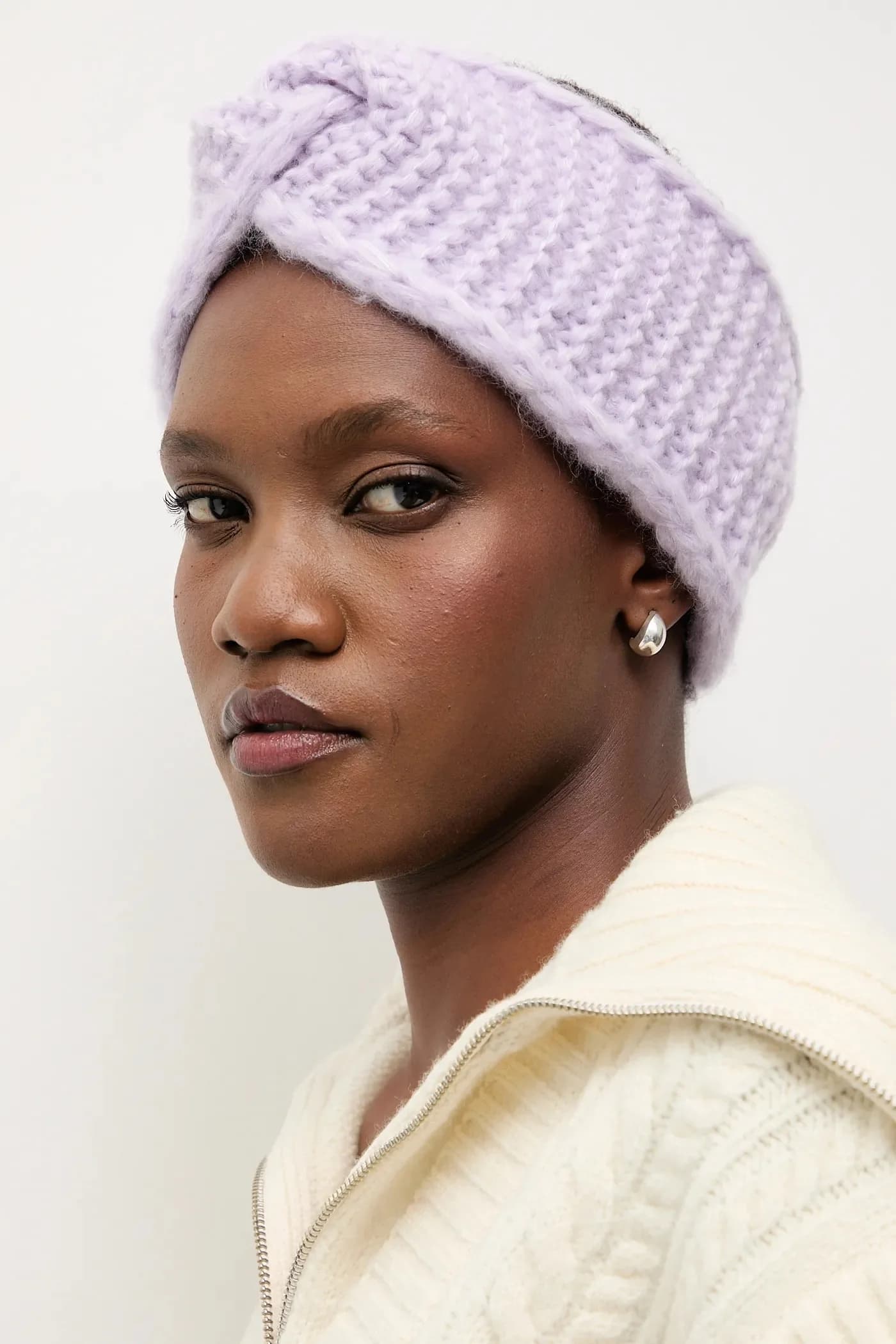 Повязка на голову из шерсти мериноса - фото 5