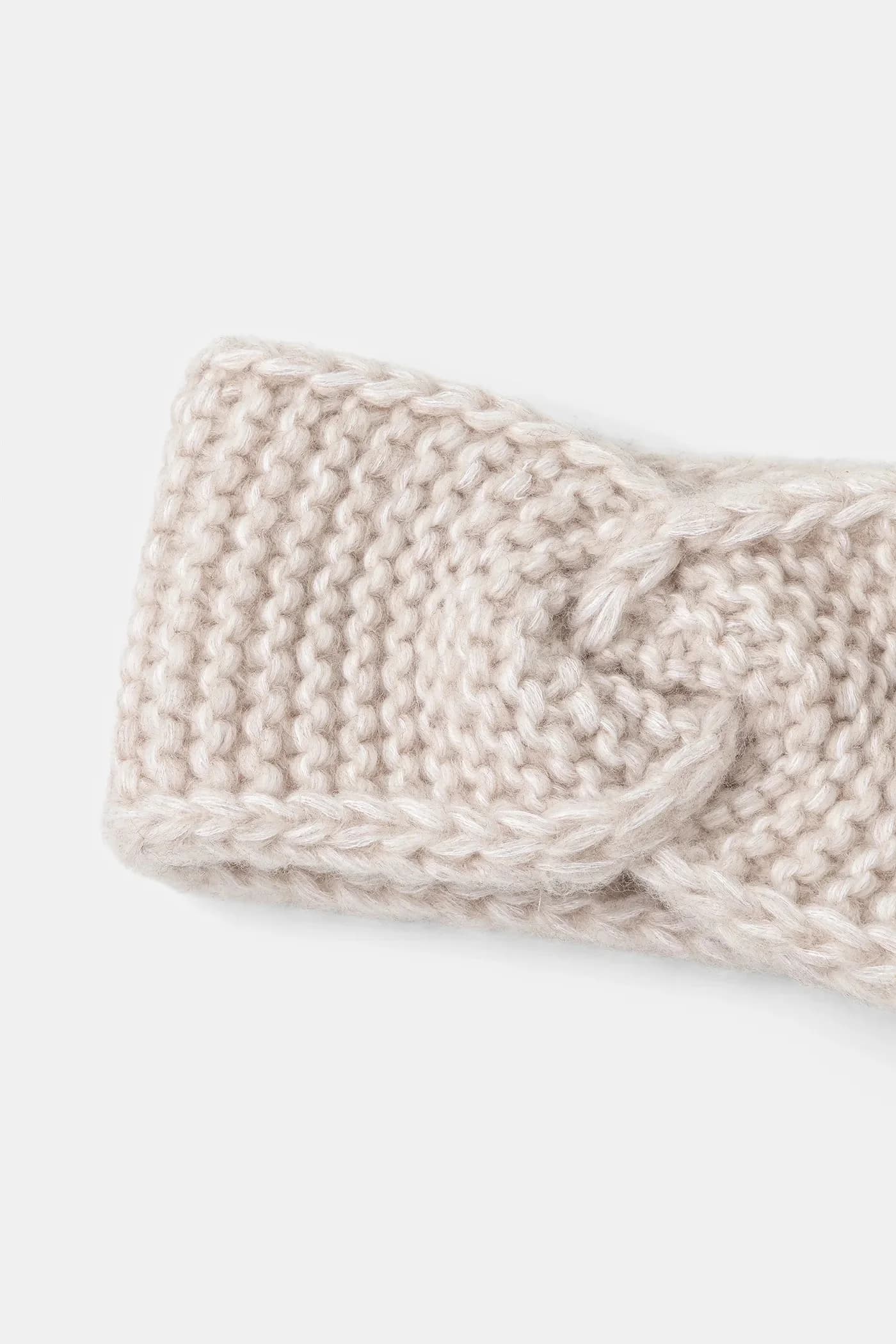 Повязка на голову из шерсти мериноса - фото 3