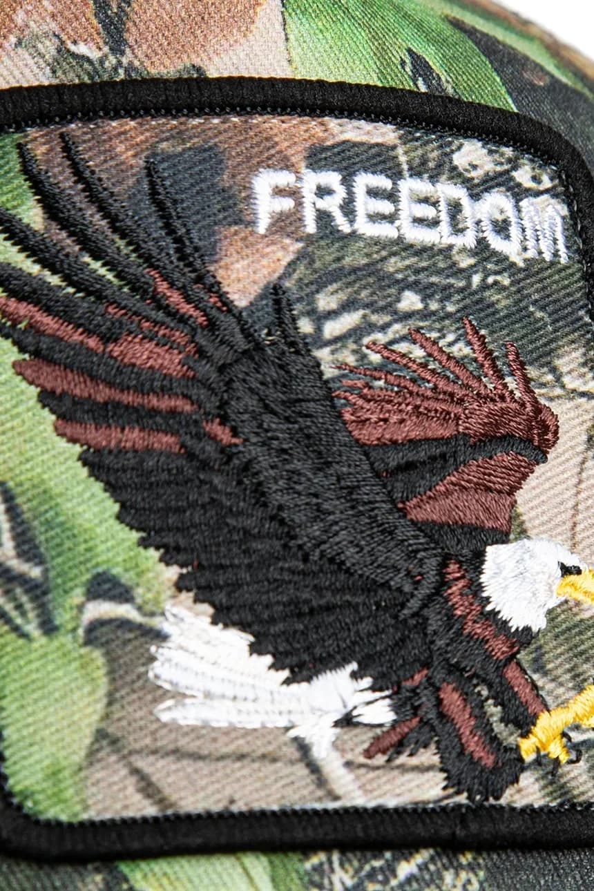 Бейсбольная кепка Eagle с камуфляжным принтом - фото 7