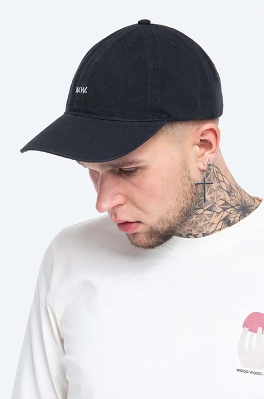 Низкая кепка из твила - фото 5