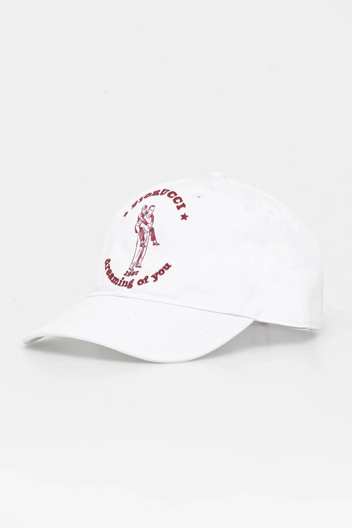 Хлопковая бейсболка Белая бейсболка Dreaming of You