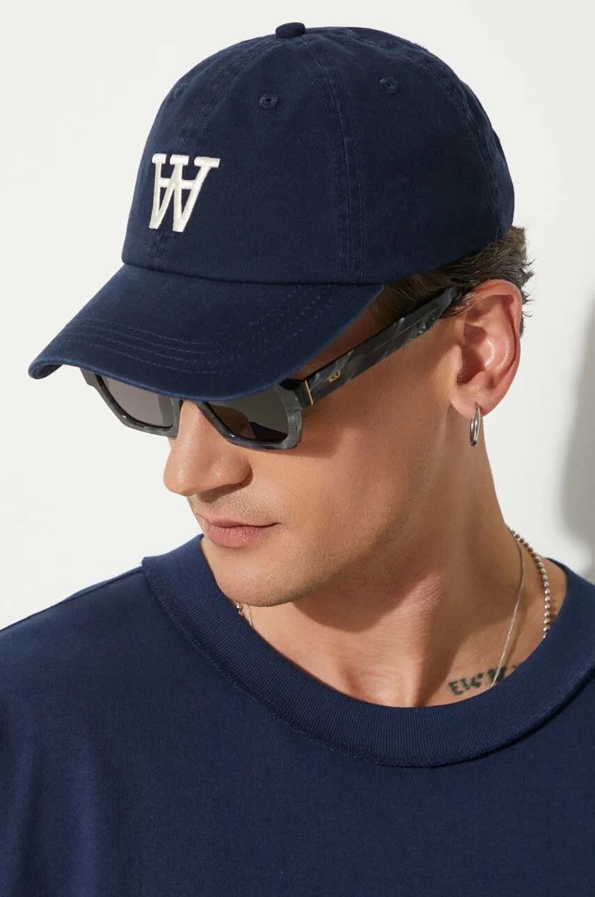 Бейсболка Eli с вышивкой из хлопка - фото 5