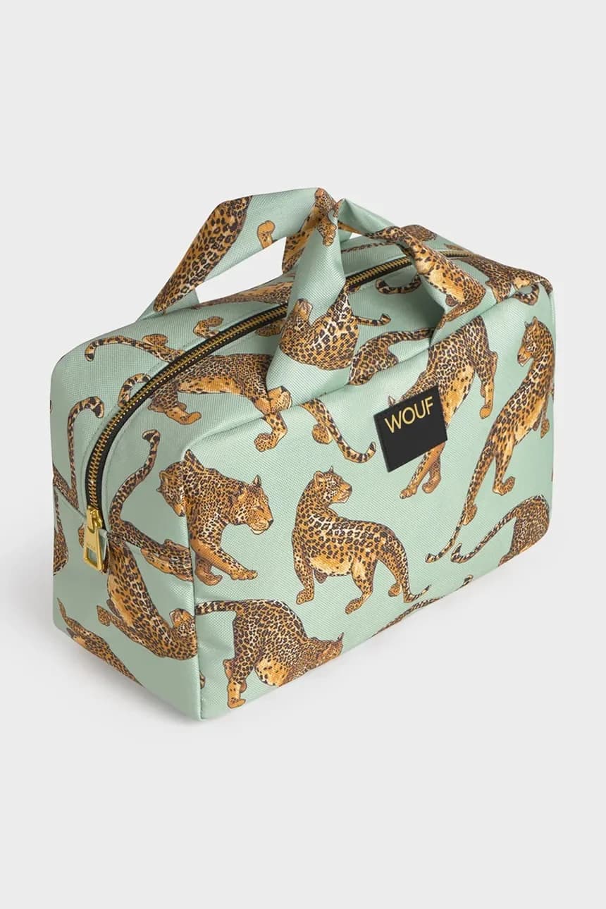 Дорожная косметичка Emerald Leopard 29 x 13 x 18 см - фото 2