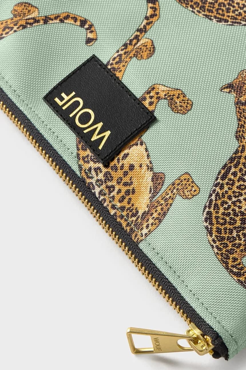 Косметичка Изумрудный Леопард 26 х 17 х 1 см - фото 2