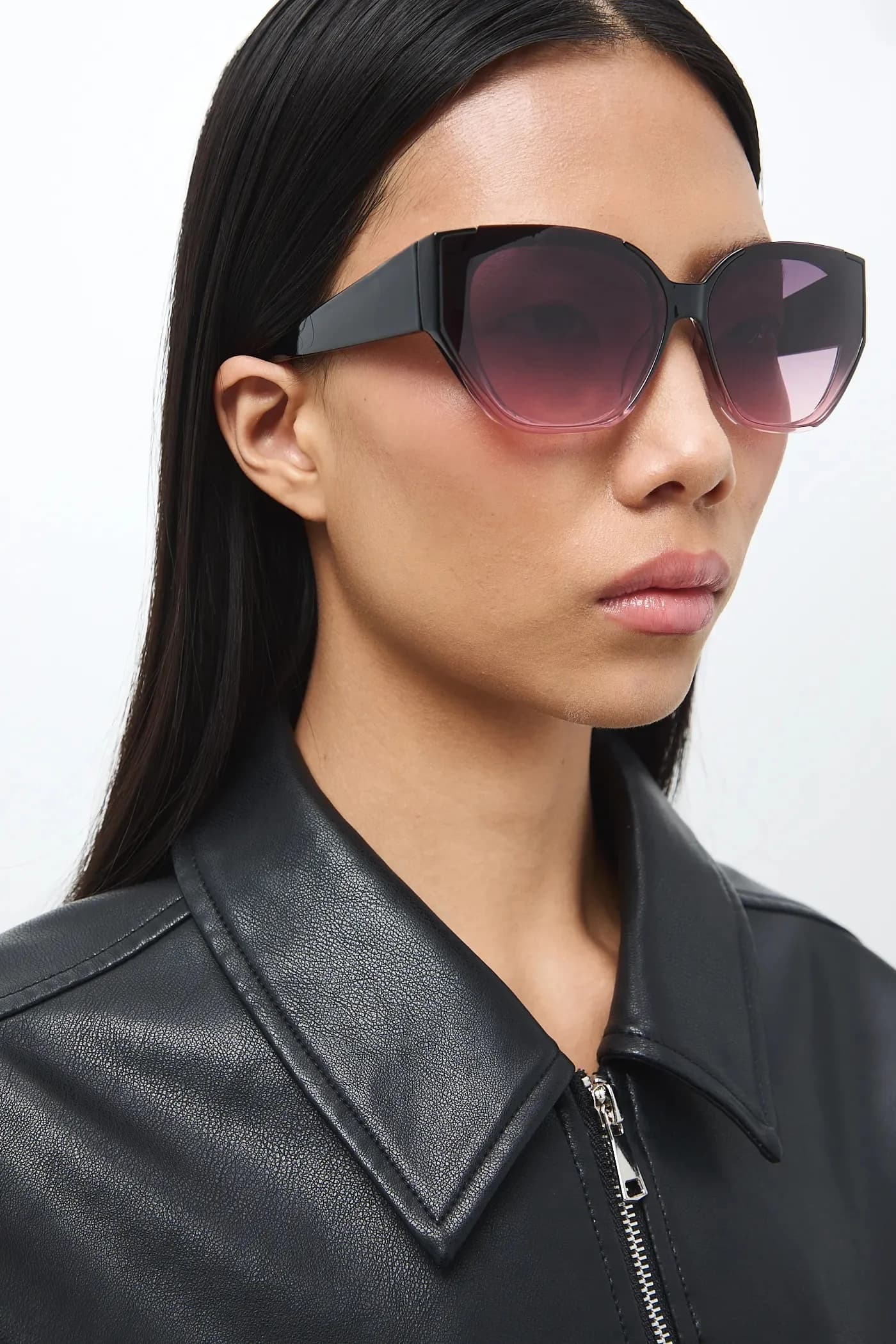 Женские солнцезащитные очки «кошачий глаз»