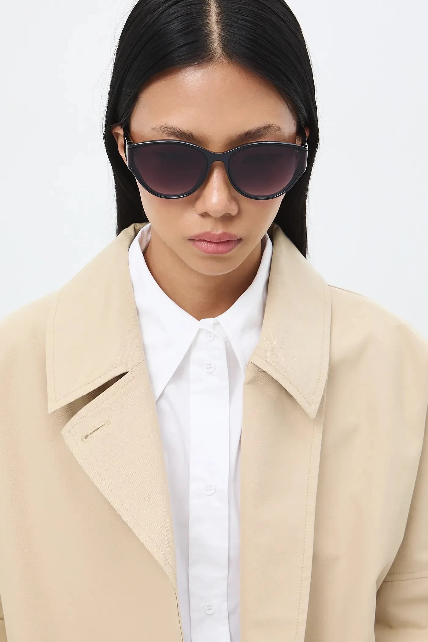 Женские солнцезащитные очки «кошачий глаз» - фото 5