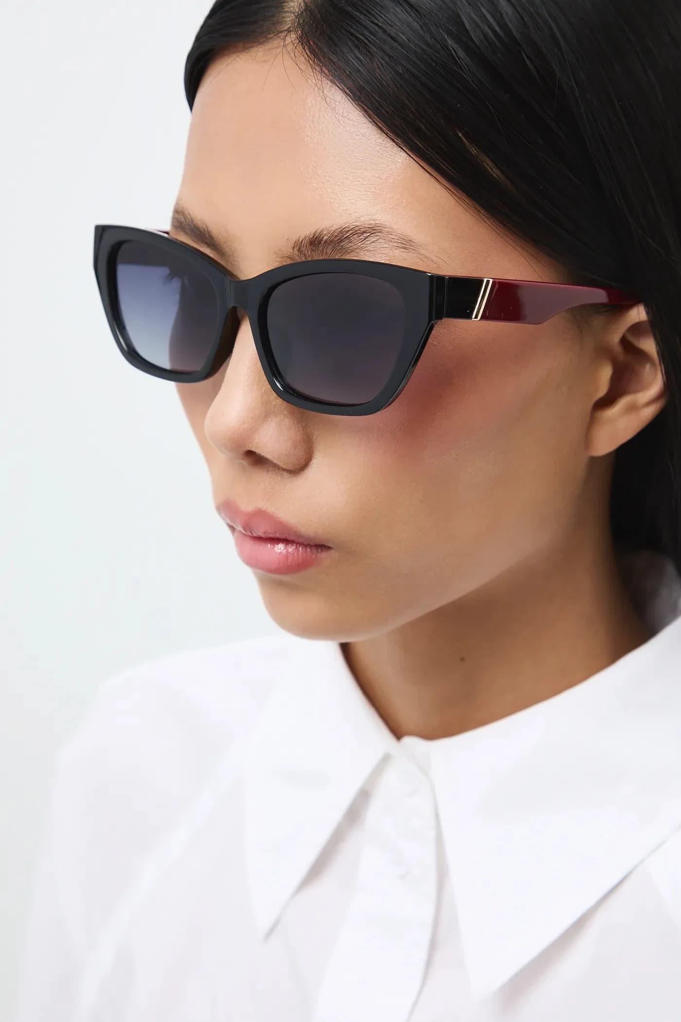 Женские солнцезащитные очки «кошачий глаз»