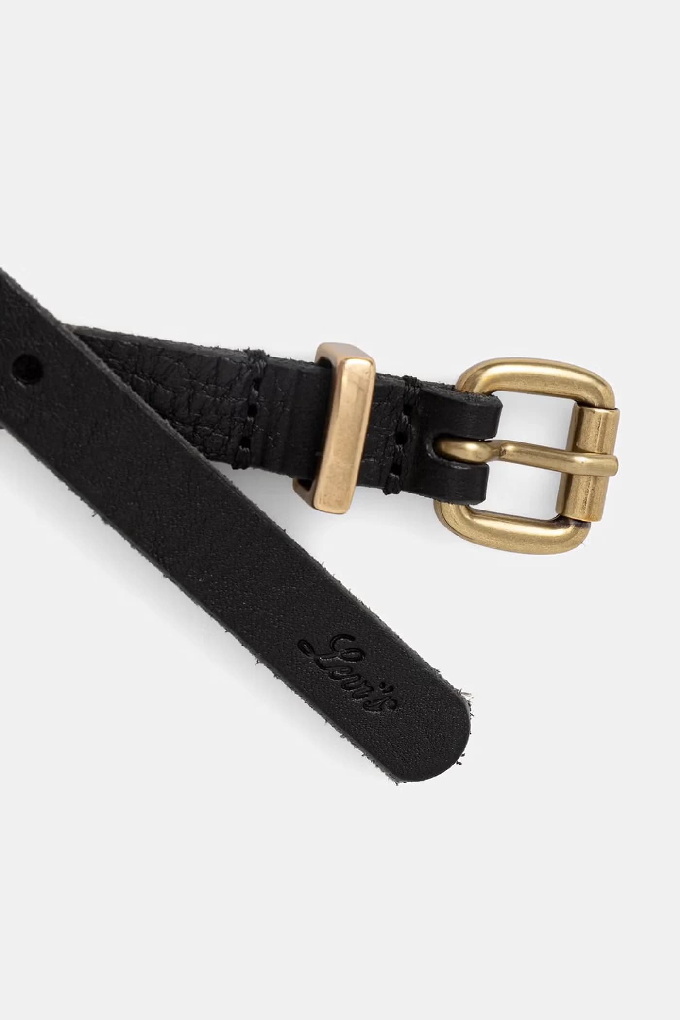 Кожаный ремень DILLON NARROW - фото 2