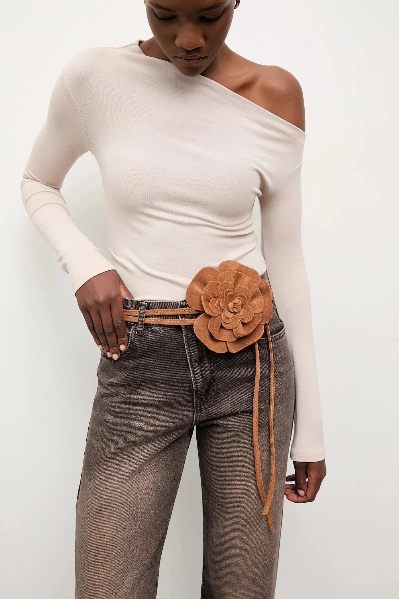 Замшевый ремень