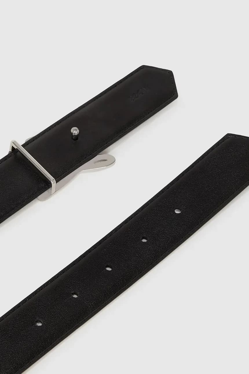 Двусторонний кожаный ремешок K/AUTOGRAPH - фото 4