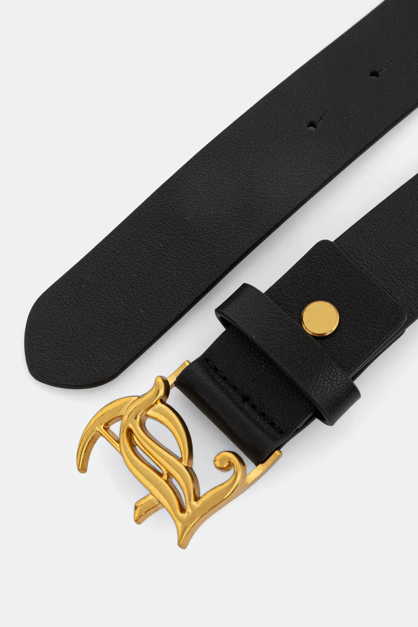 кожаный ремень JC - фото 2