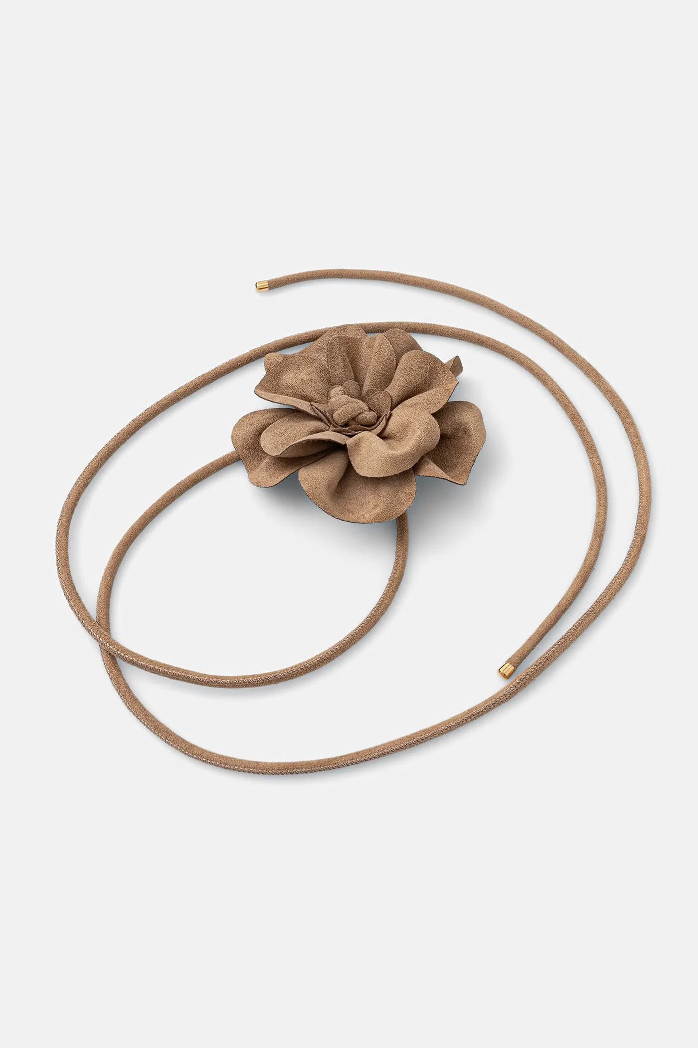 Женский ремень из искусственной замши. - фото 2