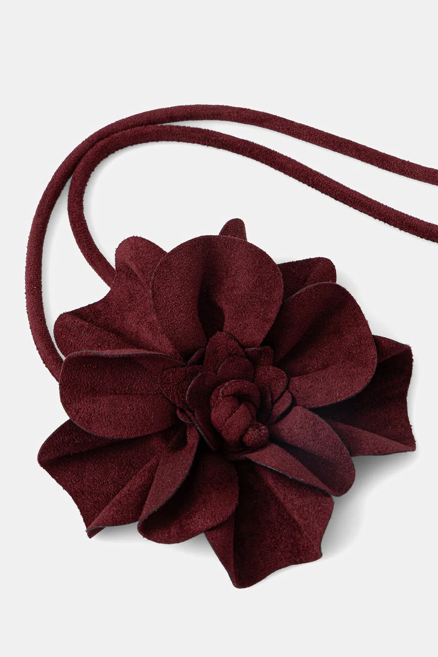 Женский ремень из искусственной замши. - фото 3