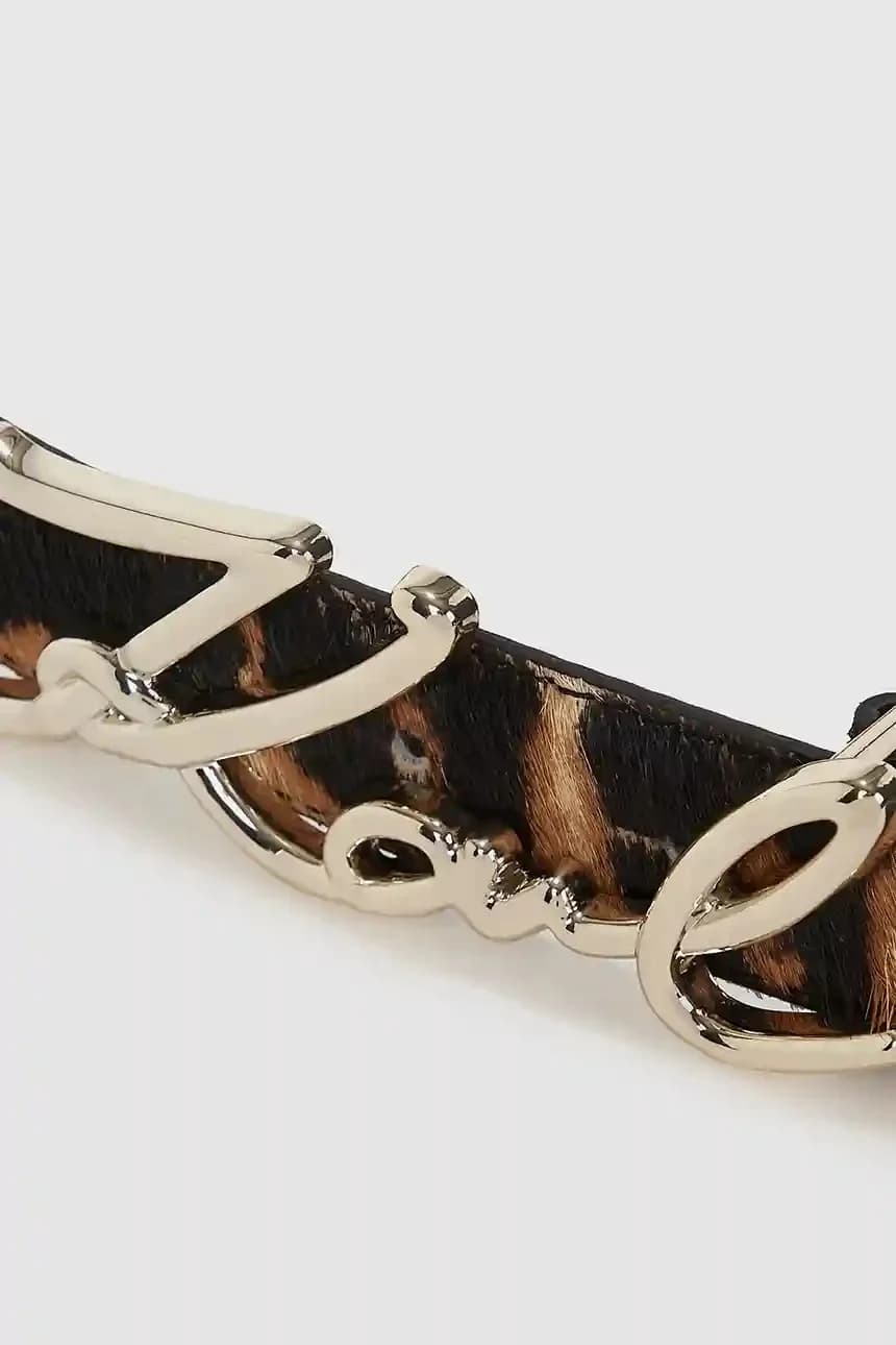 кожаный ремень K/SIGNATURE - фото 3