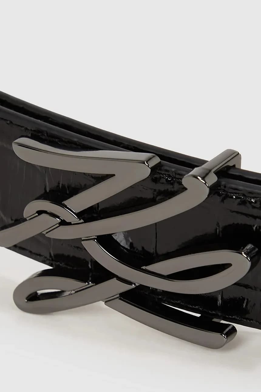 Двусторонний кожаный ремешок K/AUTOGRAPH - фото 3