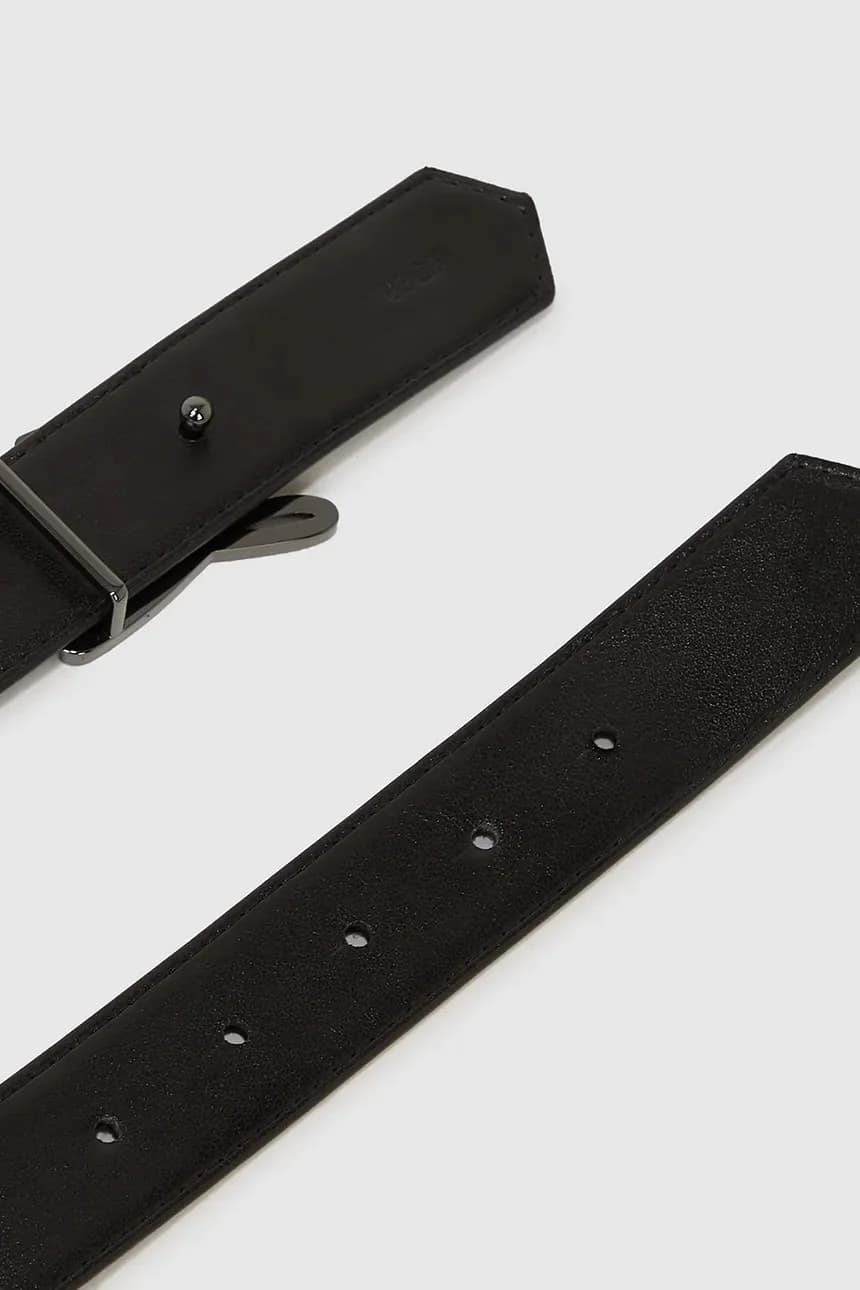 Двусторонний кожаный ремешок K/AUTOGRAPH - фото 4