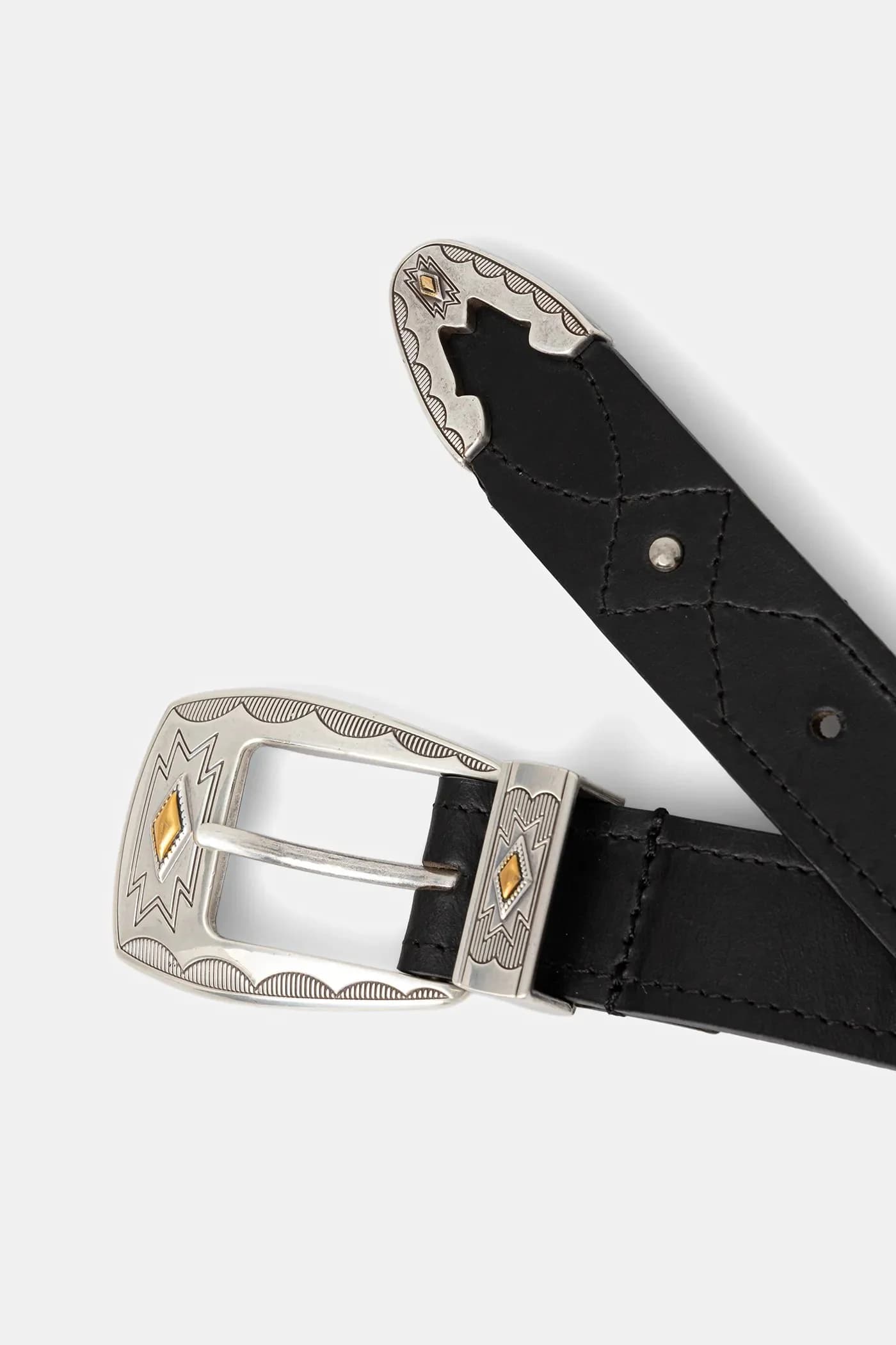 Кожаный ремень - фото 2