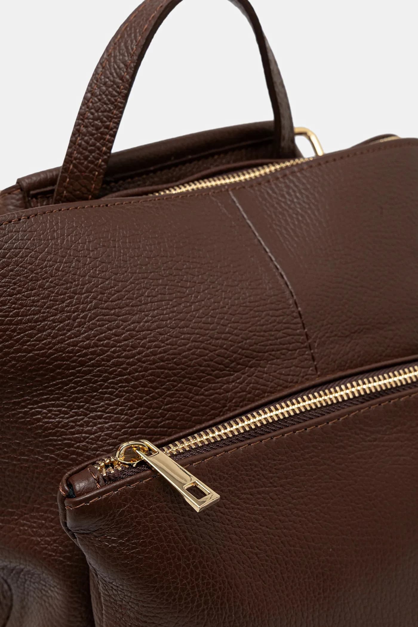 Кожаный рюкзак - фото 4