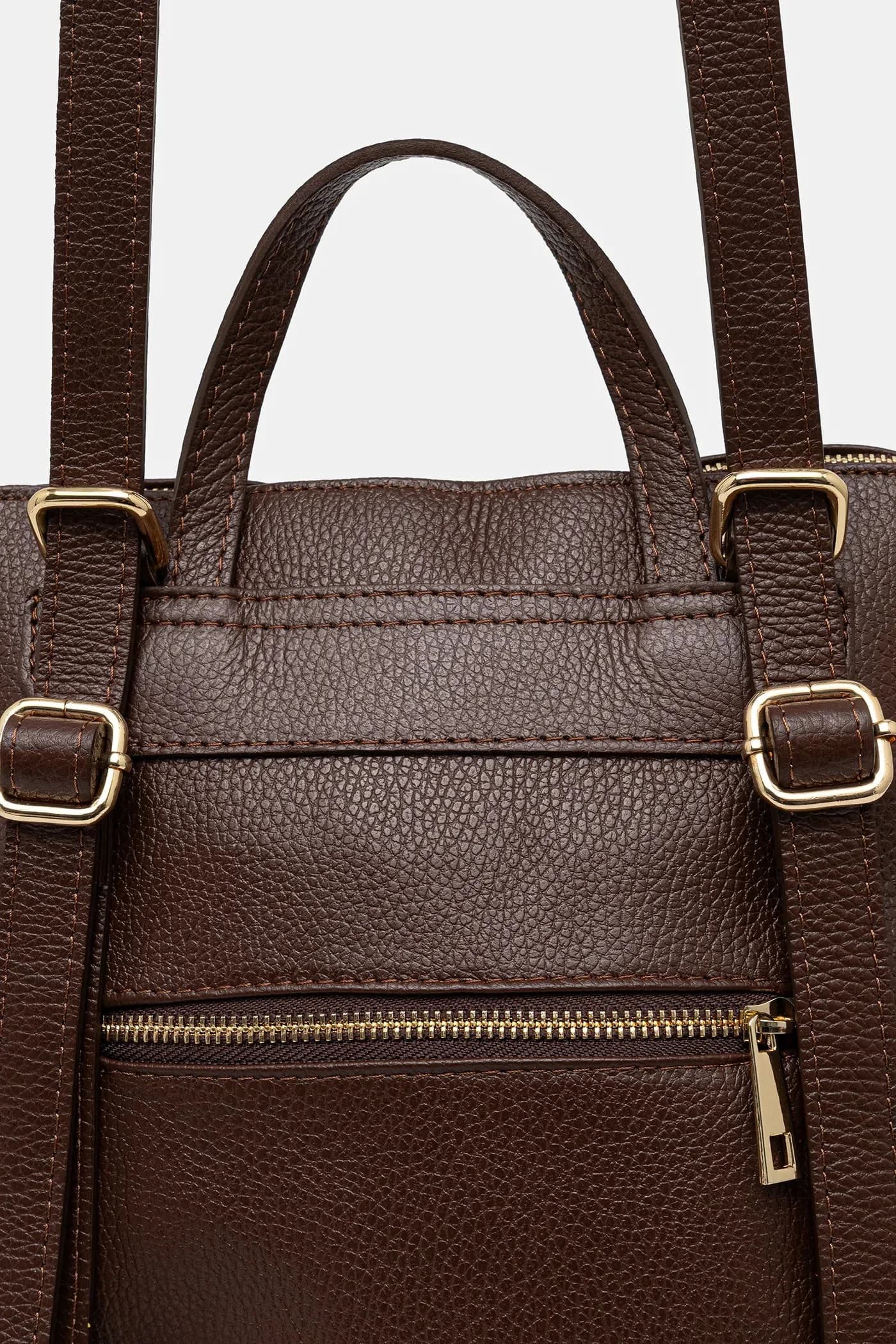 Кожаный рюкзак - фото 5