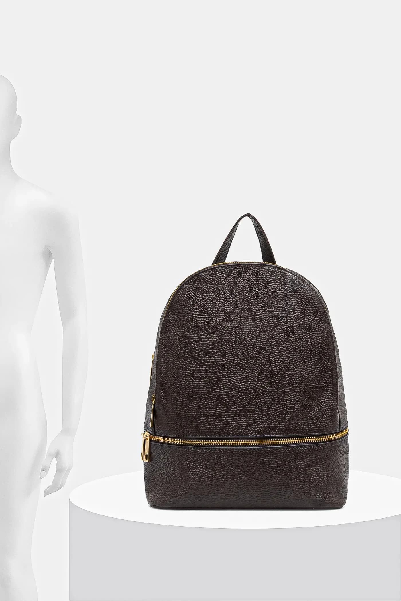 Кожаный рюкзак - фото 6