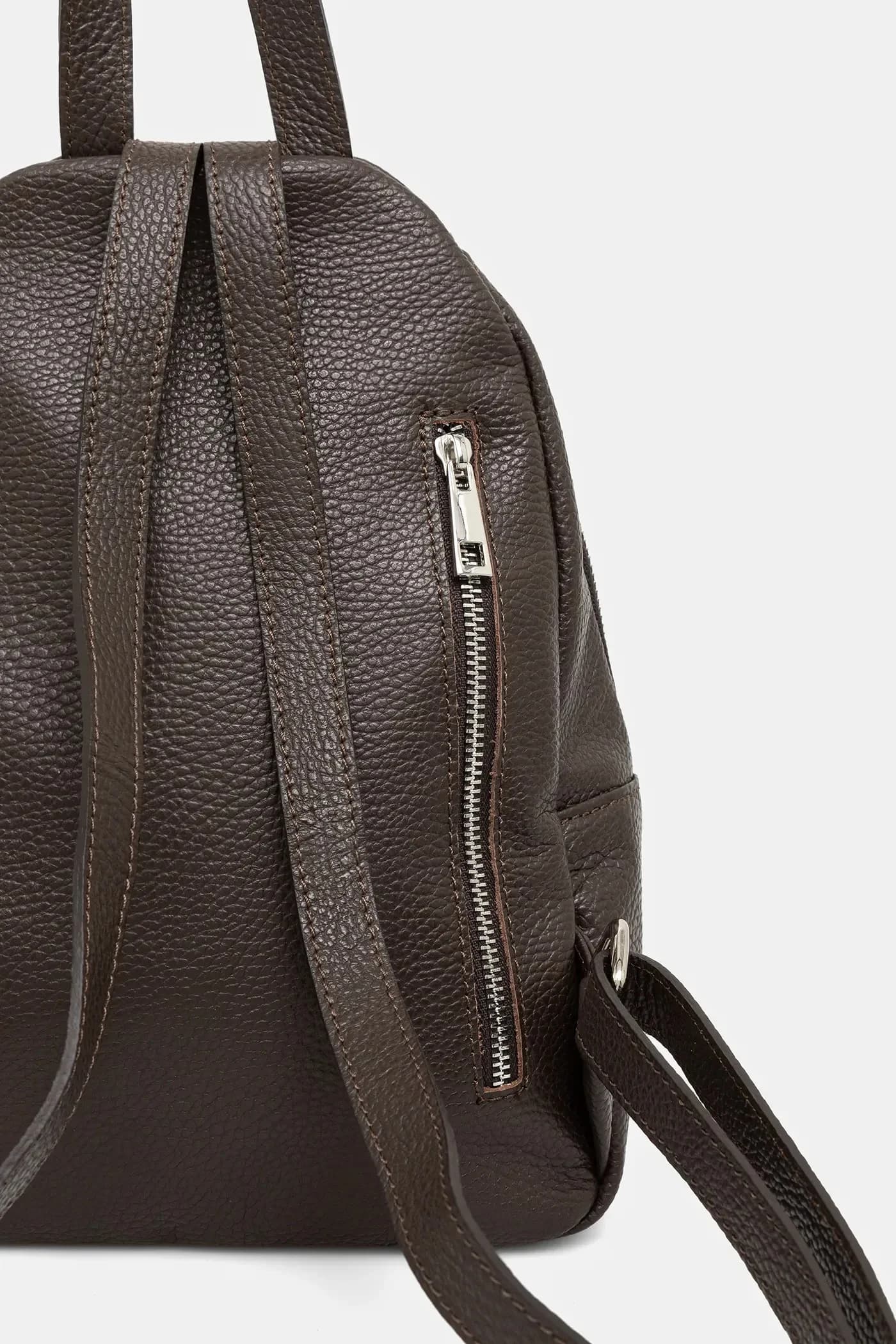 Кожаный рюкзак - фото 3