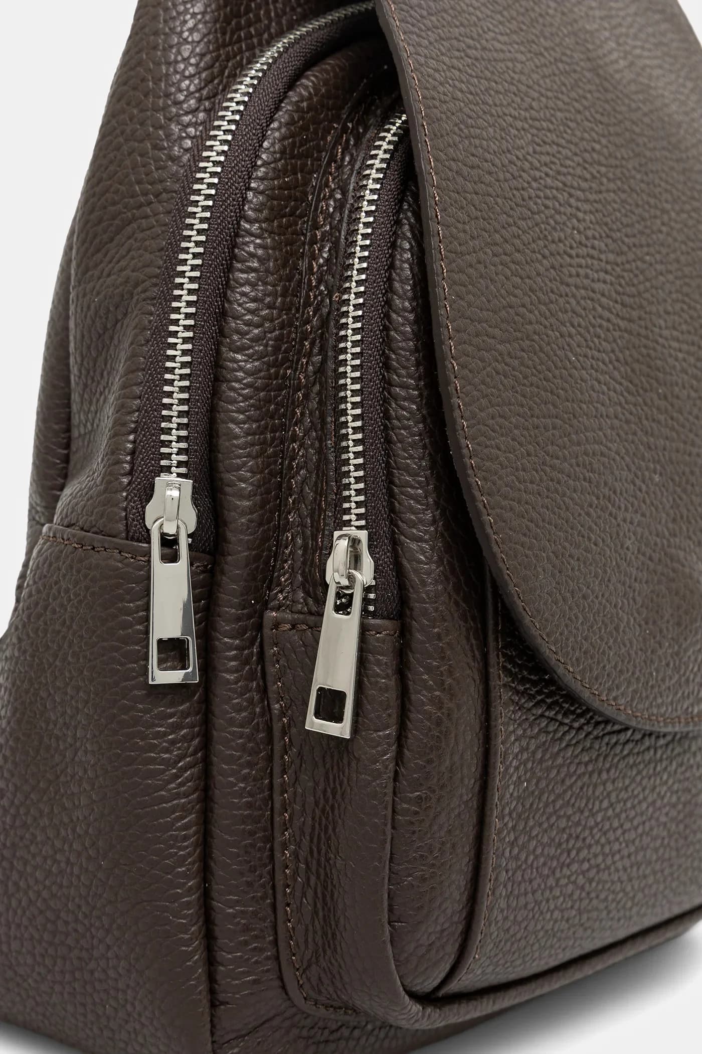 Кожаный рюкзак - фото 4