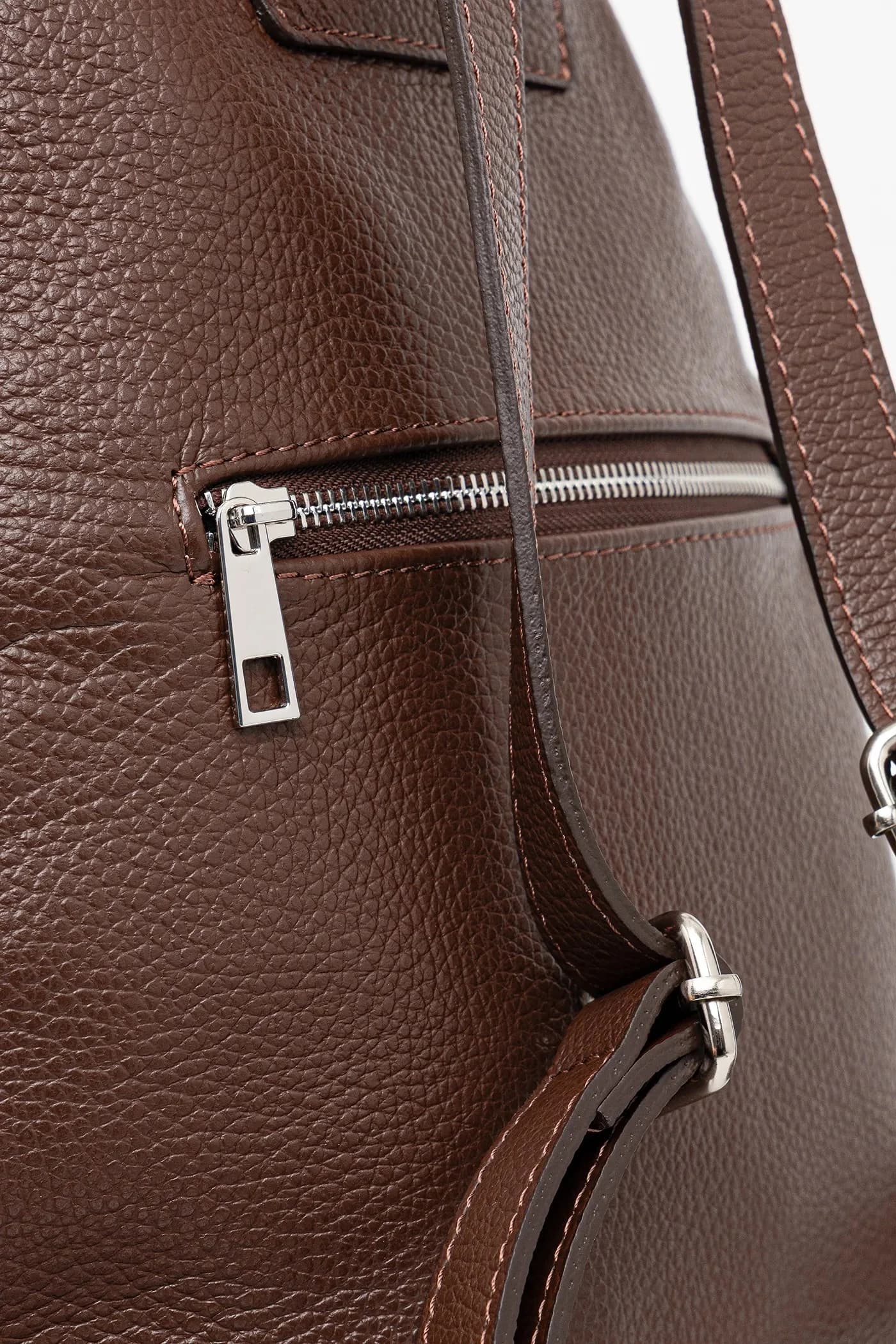 Кожаный рюкзак - фото 4