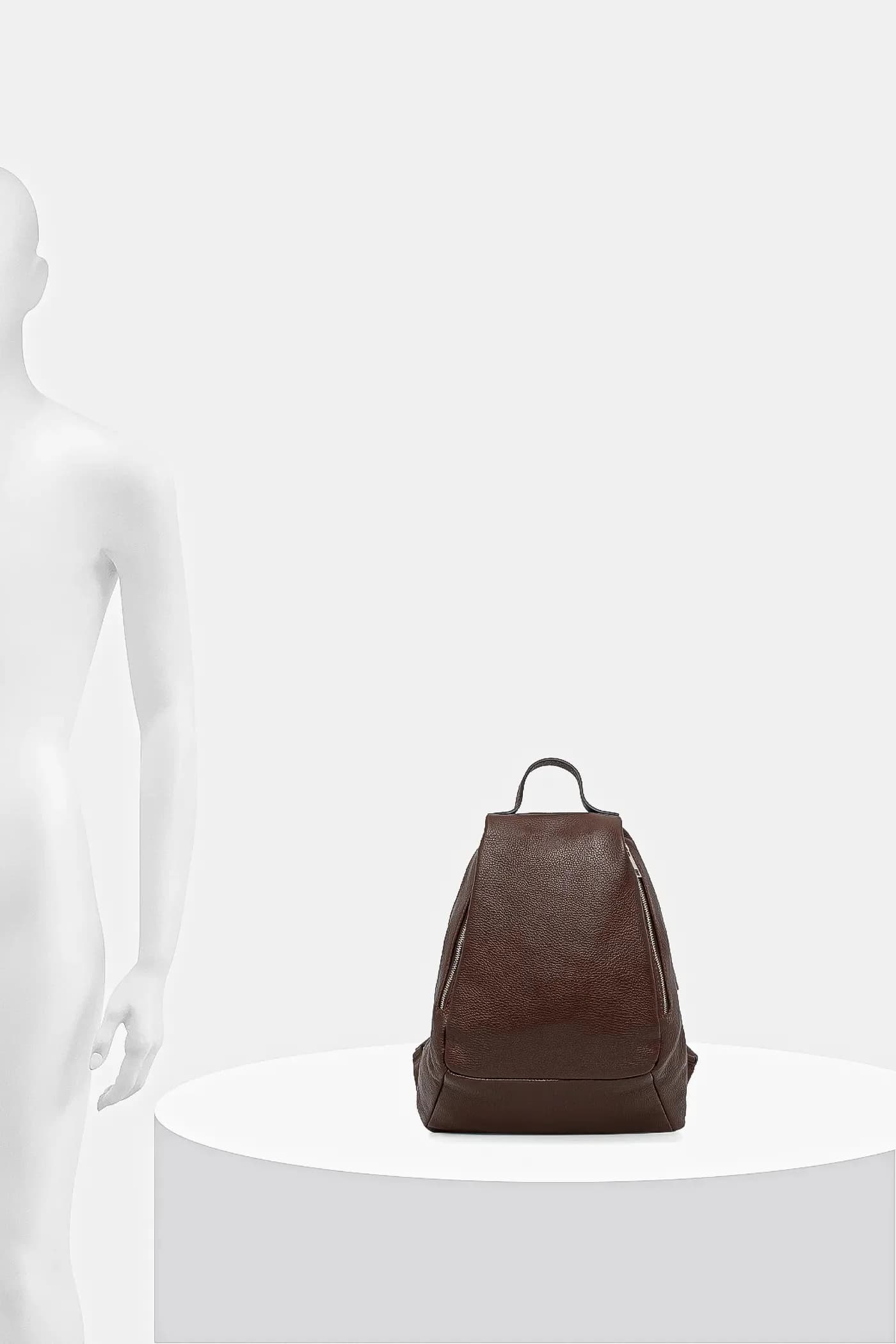 Кожаный рюкзак - фото 6