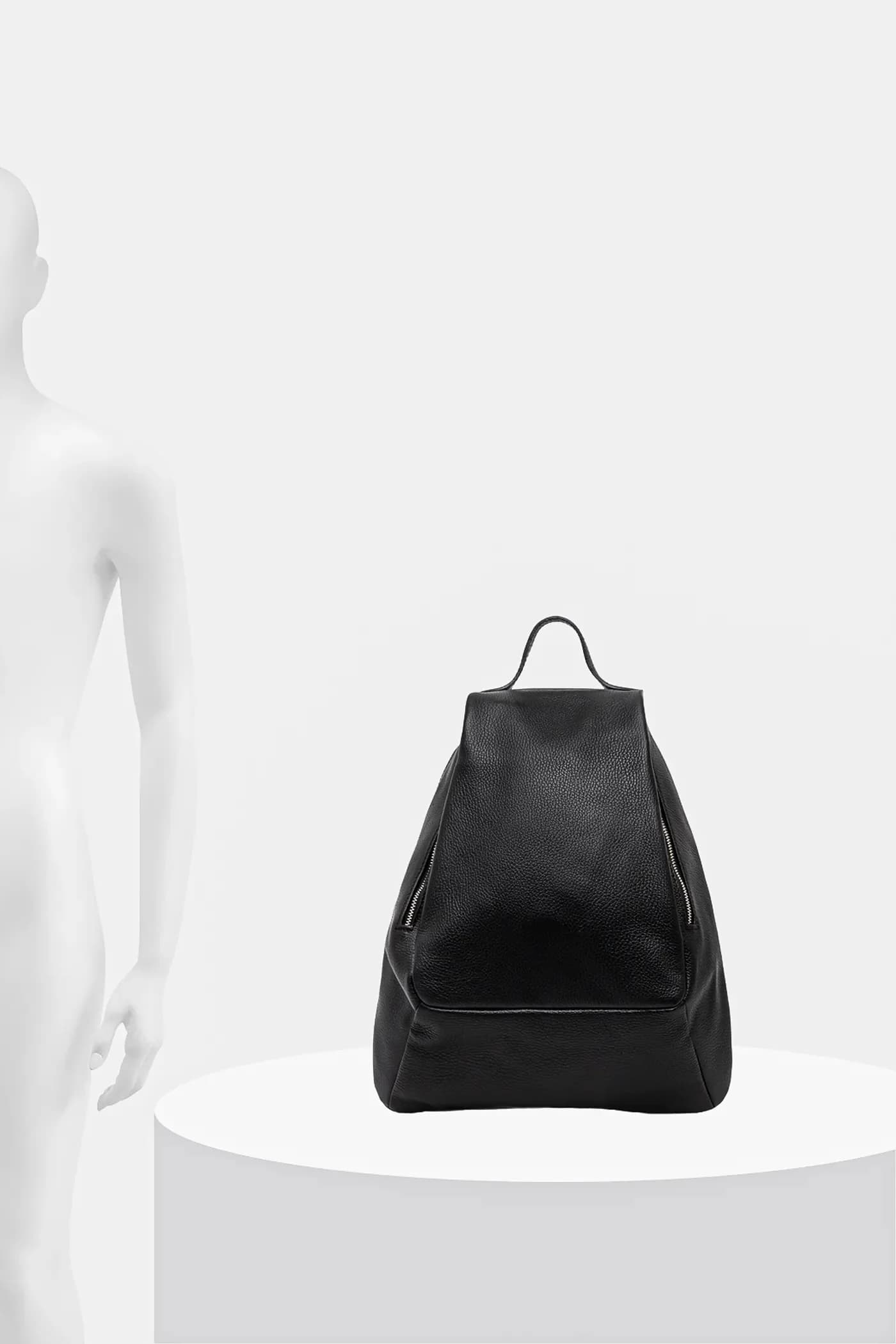 Кожаный рюкзак - фото 7