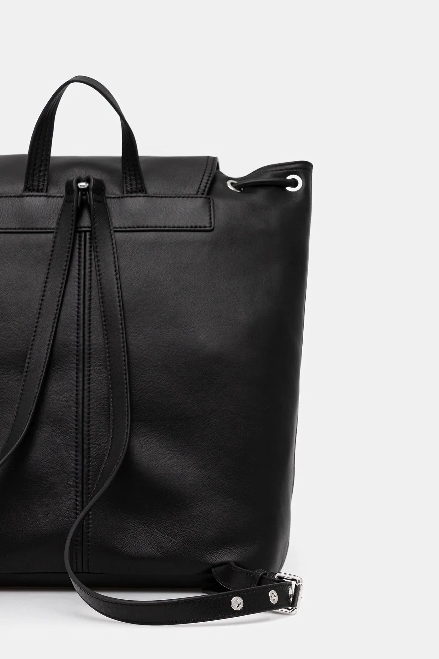 Кожаный рюкзак - фото 4