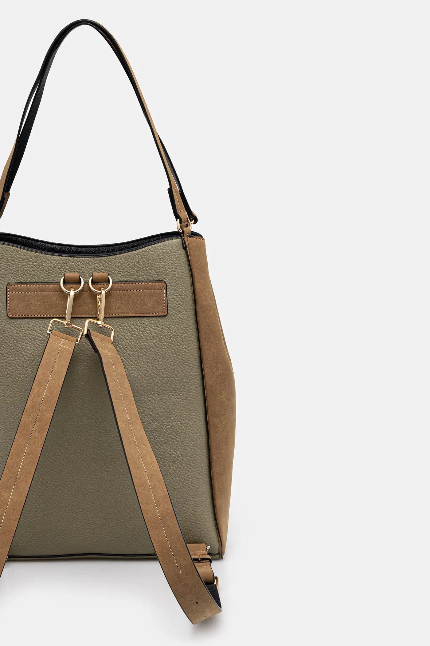 Женский рюкзак из искусственной кожи. - фото 3