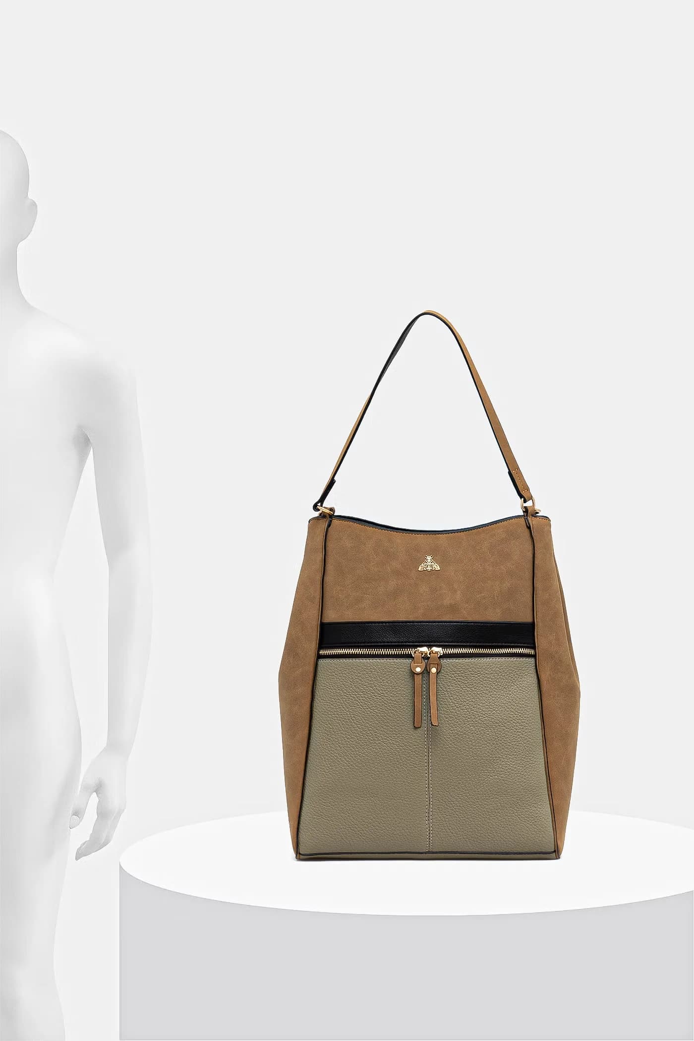 Женский рюкзак из искусственной кожи. - фото 6