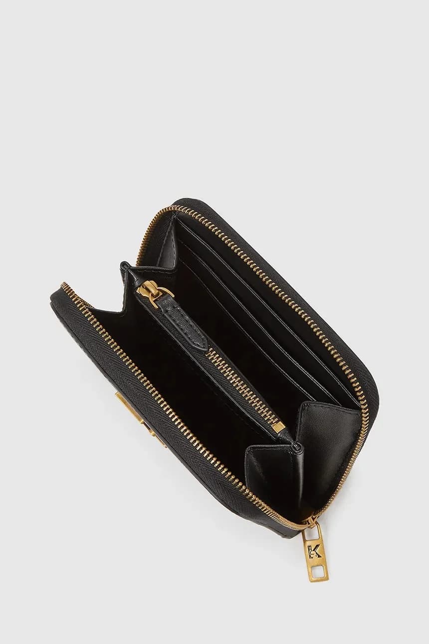 Кожаный кошелек K/AUTOGRAPH - фото 3